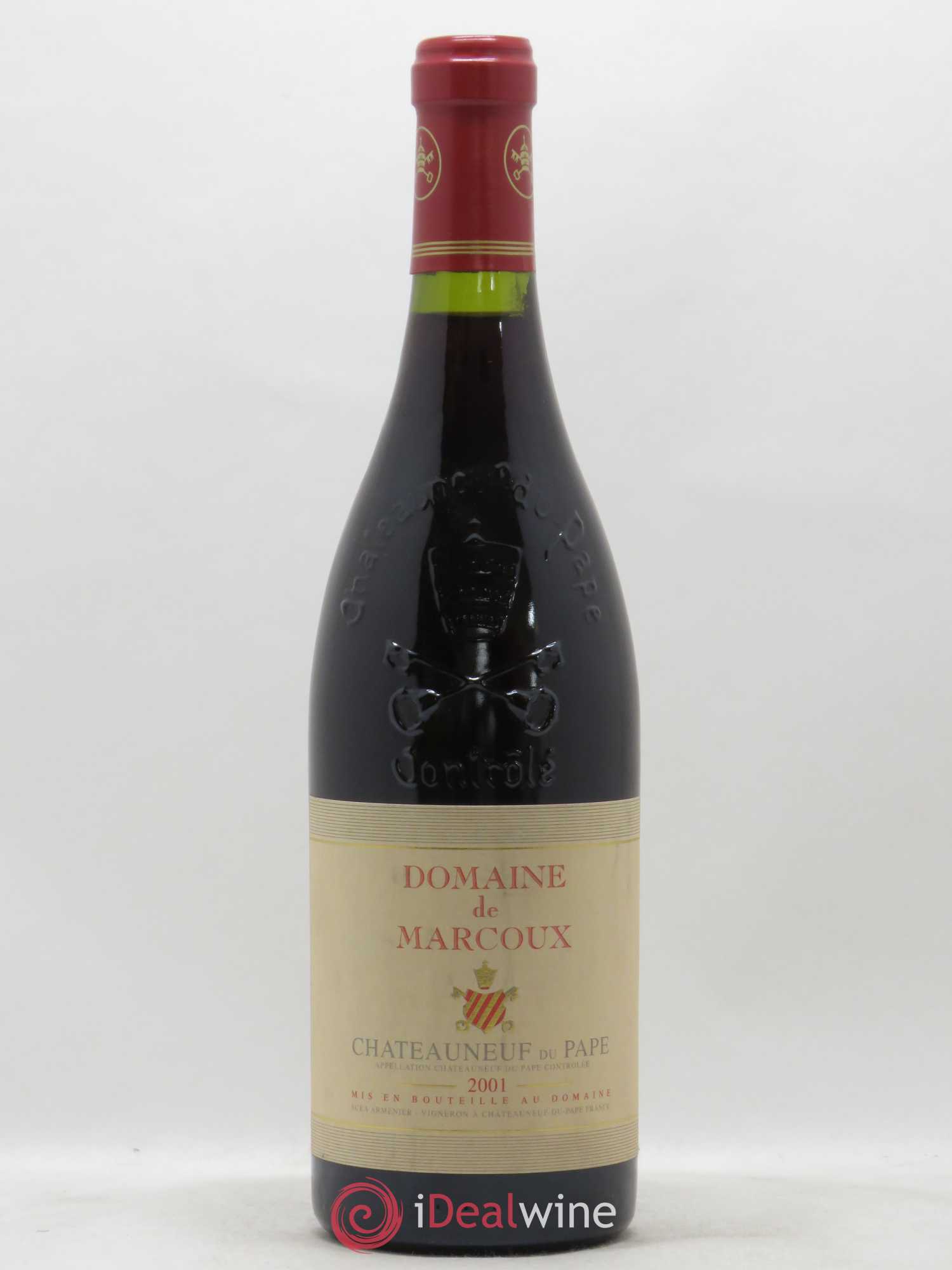 Châteauneuf-du-Pape Marcoux (Domaine de) 2001 - Lot de 1 bouteille - 0