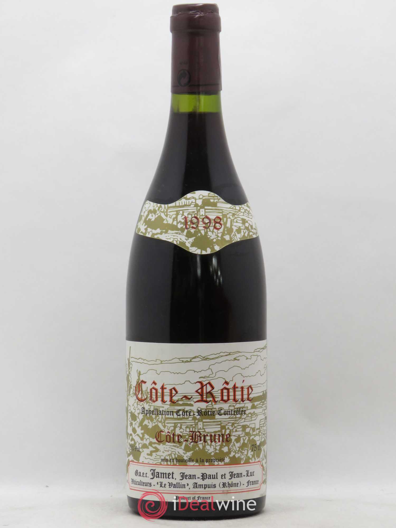 Côte-Rôtie Côte Brune Jamet (Domaine) 1998 - Lot de 1 bouteille - 0