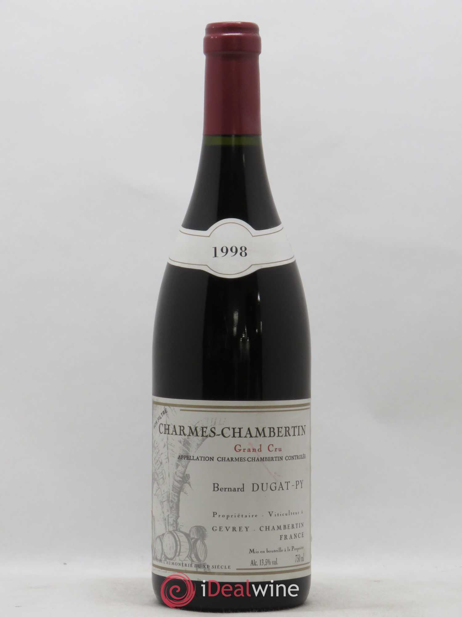 Charmes-Chambertin Grand Cru Dugat-Py 1998 - Lot de 1 bouteille - 0