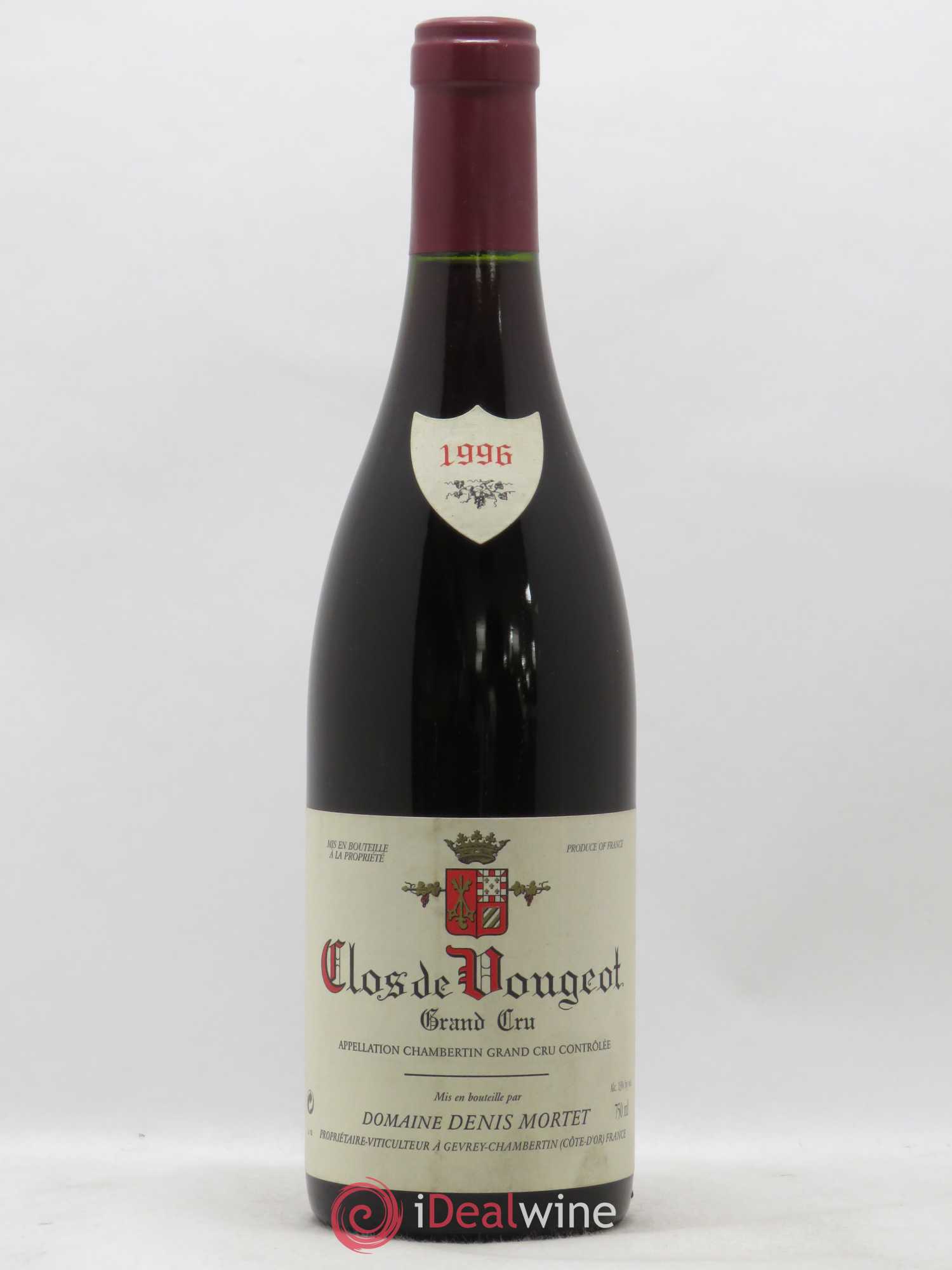 Clos de Vougeot Grand Cru Denis Mortet (Domaine) 1996 - Lotto di 1 bottiglia - 0