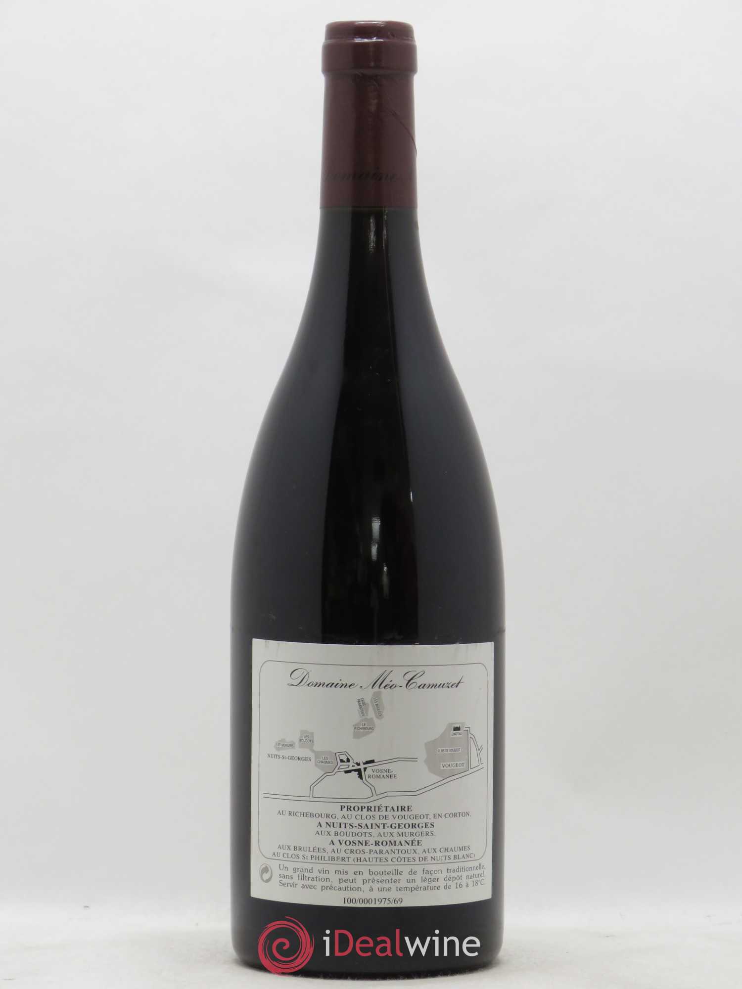 Corton Grand Cru Clos Rognet Méo-Camuzet (Domaine) 1996 - Lot de 1 bouteille - 1