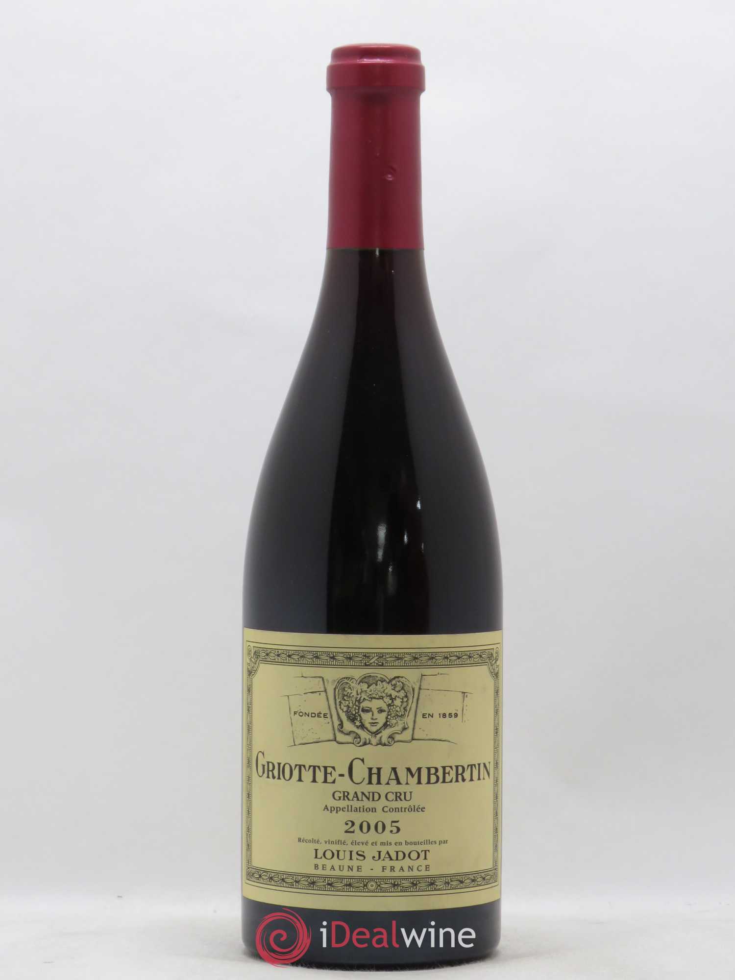Griotte-Chambertin Grand Cru Maison Louis Jadot 2005 - Lot de 1 bouteille - 0