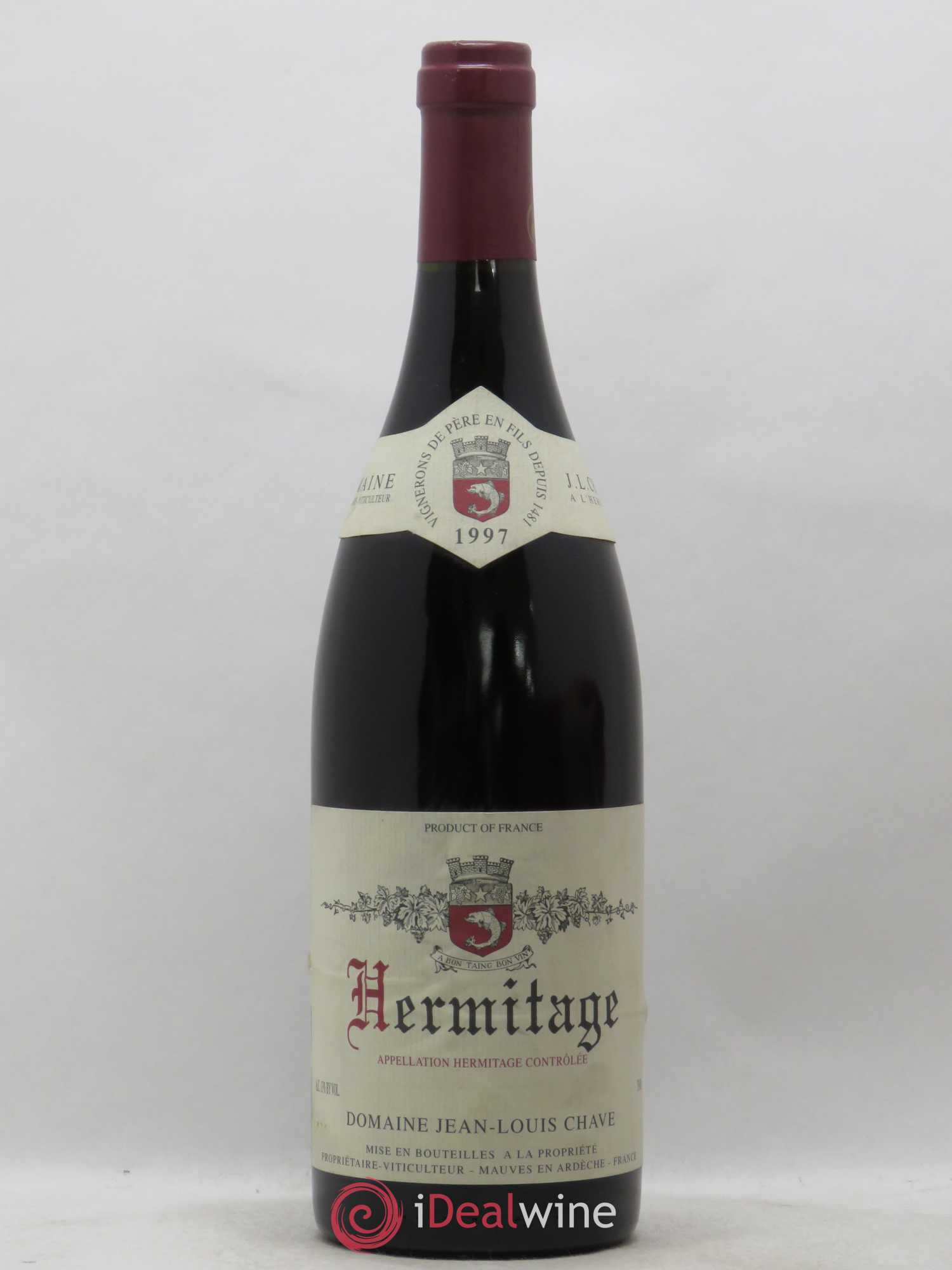 Hermitage Jean-Louis Chave 1997 - Lot de 1 bouteille - 0