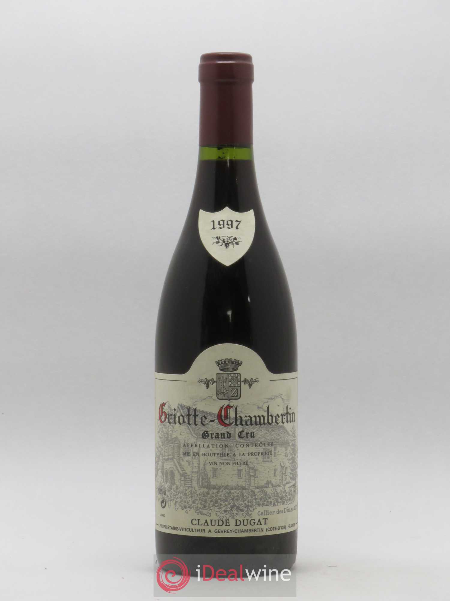 Griotte-Chambertin Grand Cru Claude Dugat 1997 - Lot de 1 bouteille - 0