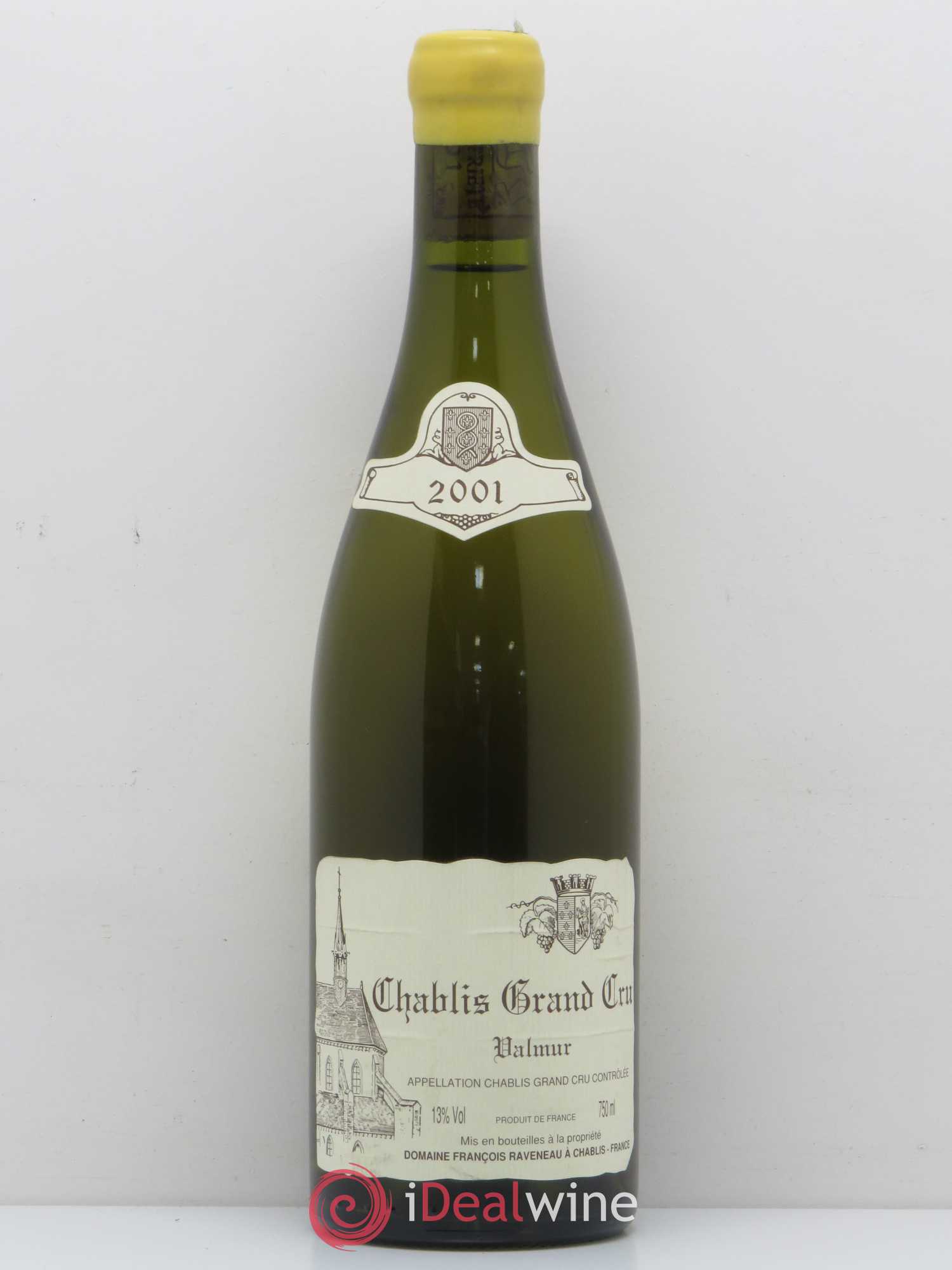Chablis Grand Cru Valmur Raveneau (Domaine) 2001 - Lot de 1 bouteille - 0