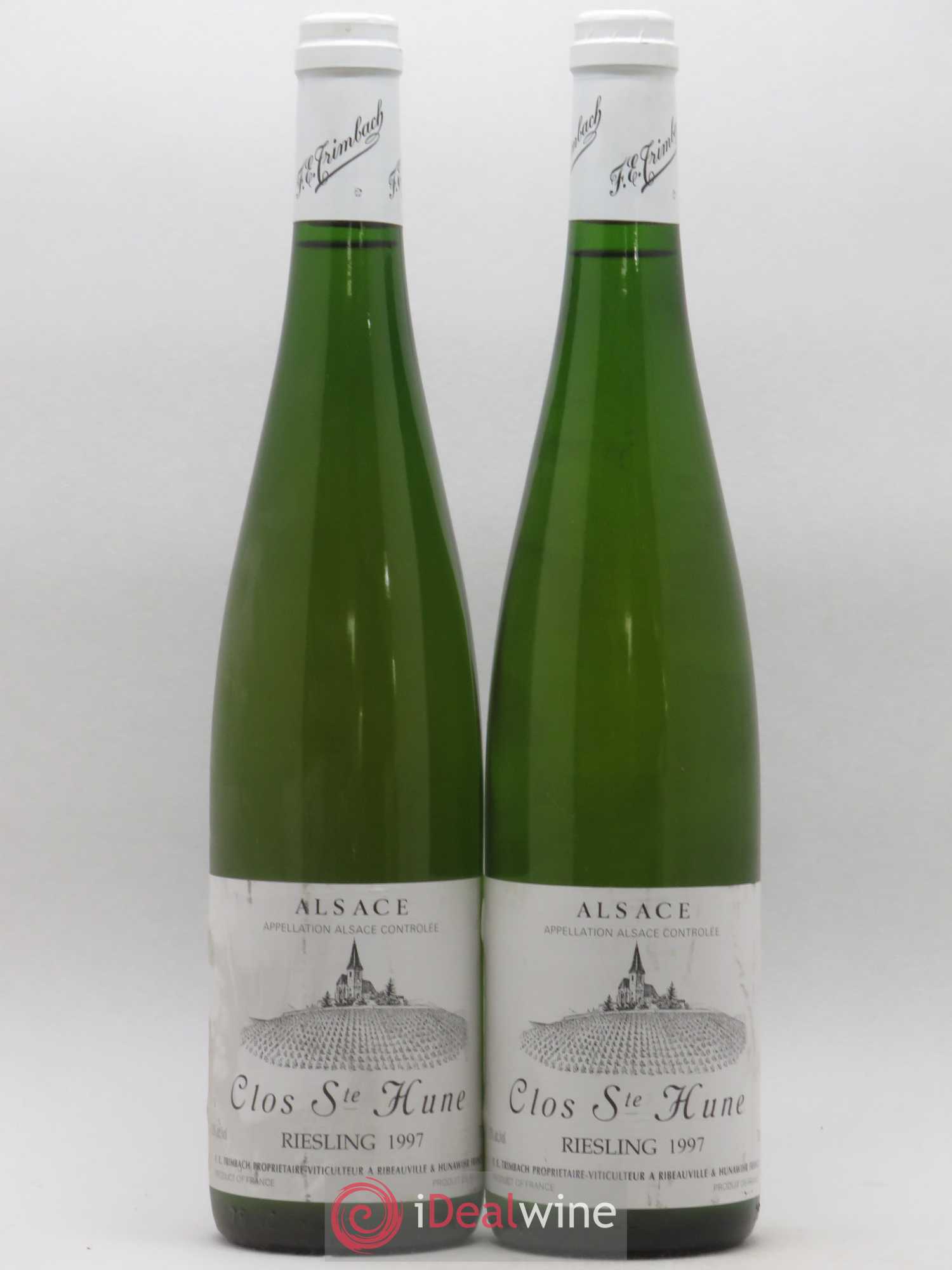 Alsace Riesling Clos Sainte-Hune Trimbach (Domaine) 1997 - Lot de 2 bouteilles - 0