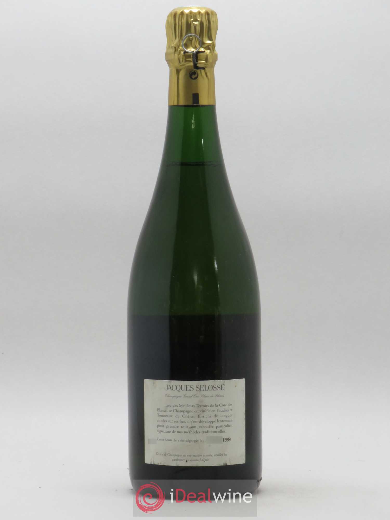 Grand Cru Blanc de Blancs Brut Jacques Selosse 1990 - Lot de 1 bouteille - 1