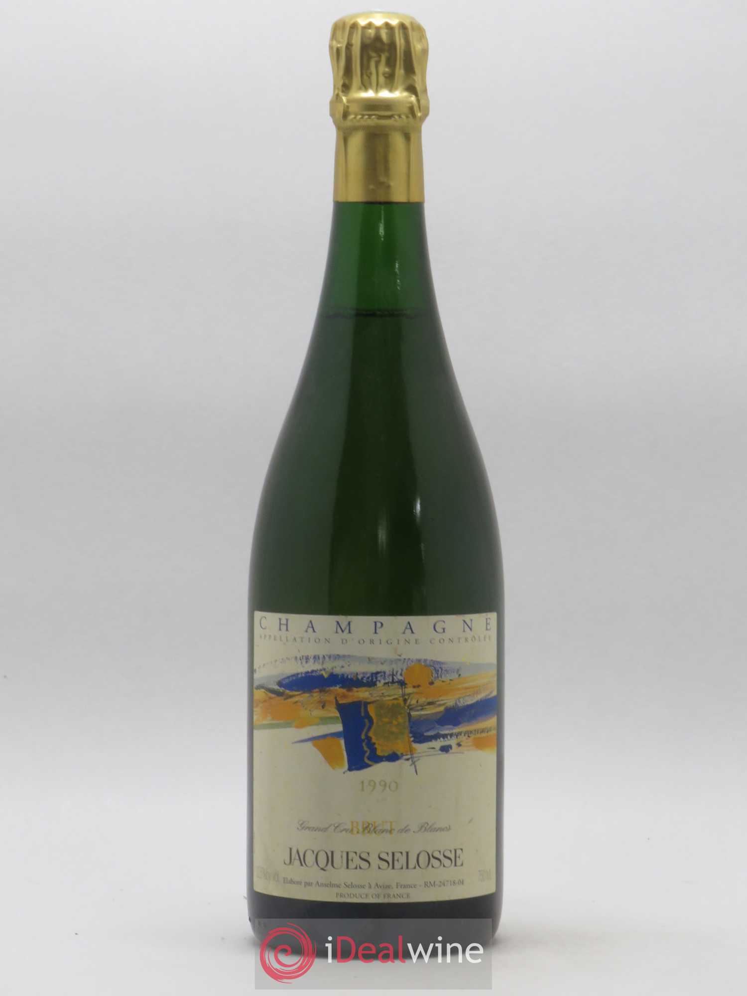 Grand Cru Blanc de Blancs Brut Jacques Selosse 1990 - Lot de 1 bouteille - 0
