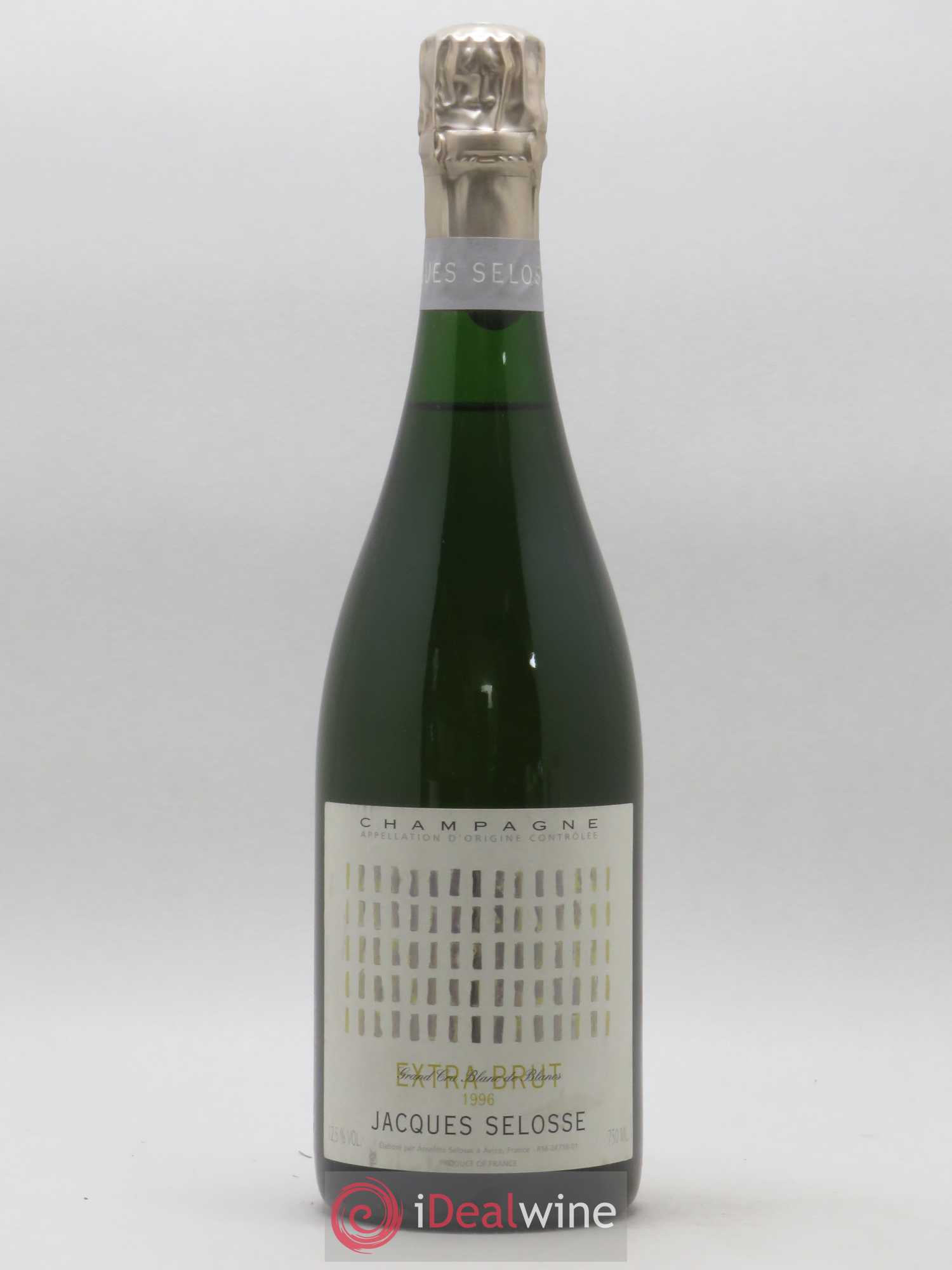 Blanc de Blancs Grand Cru Extra-Brut Jacques Selosse 1996 - Lot de 1 bouteille - 0