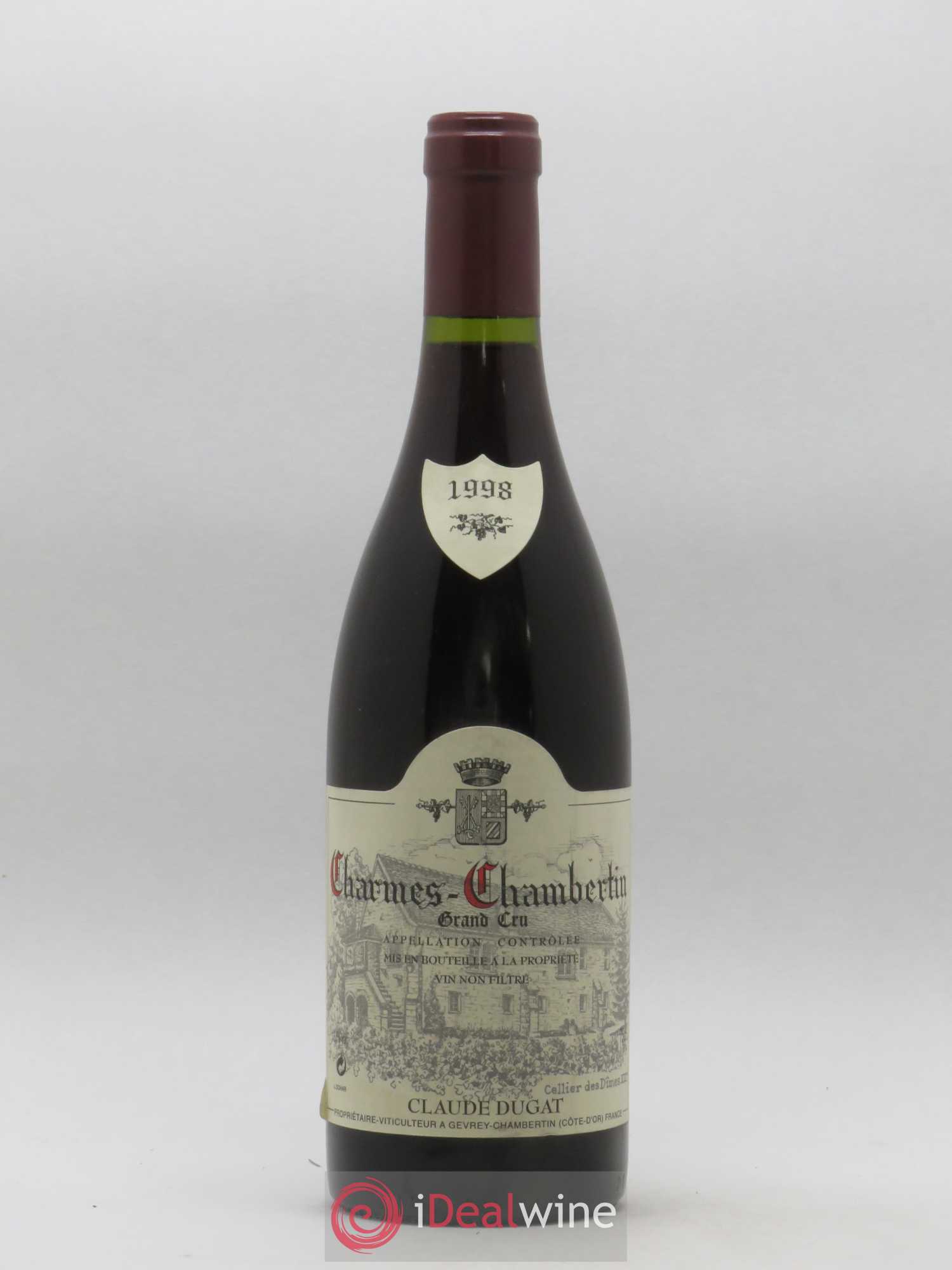 Charmes-Chambertin Grand Cru Claude Dugat 1998 - Lot de 1 bouteille - 0