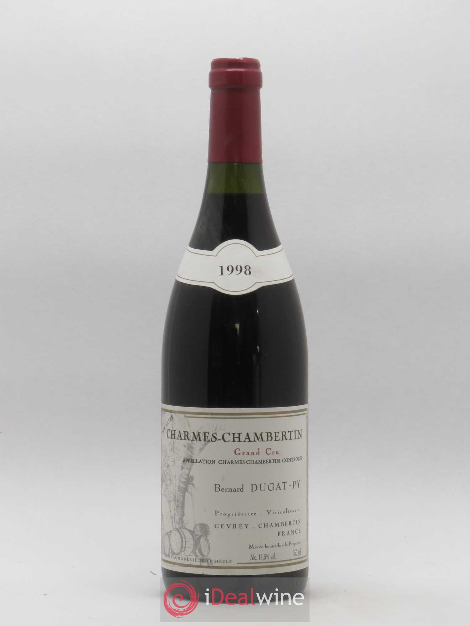 Charmes-Chambertin Grand Cru Dugat-Py 1998 - Lot de 1 bouteille - 0