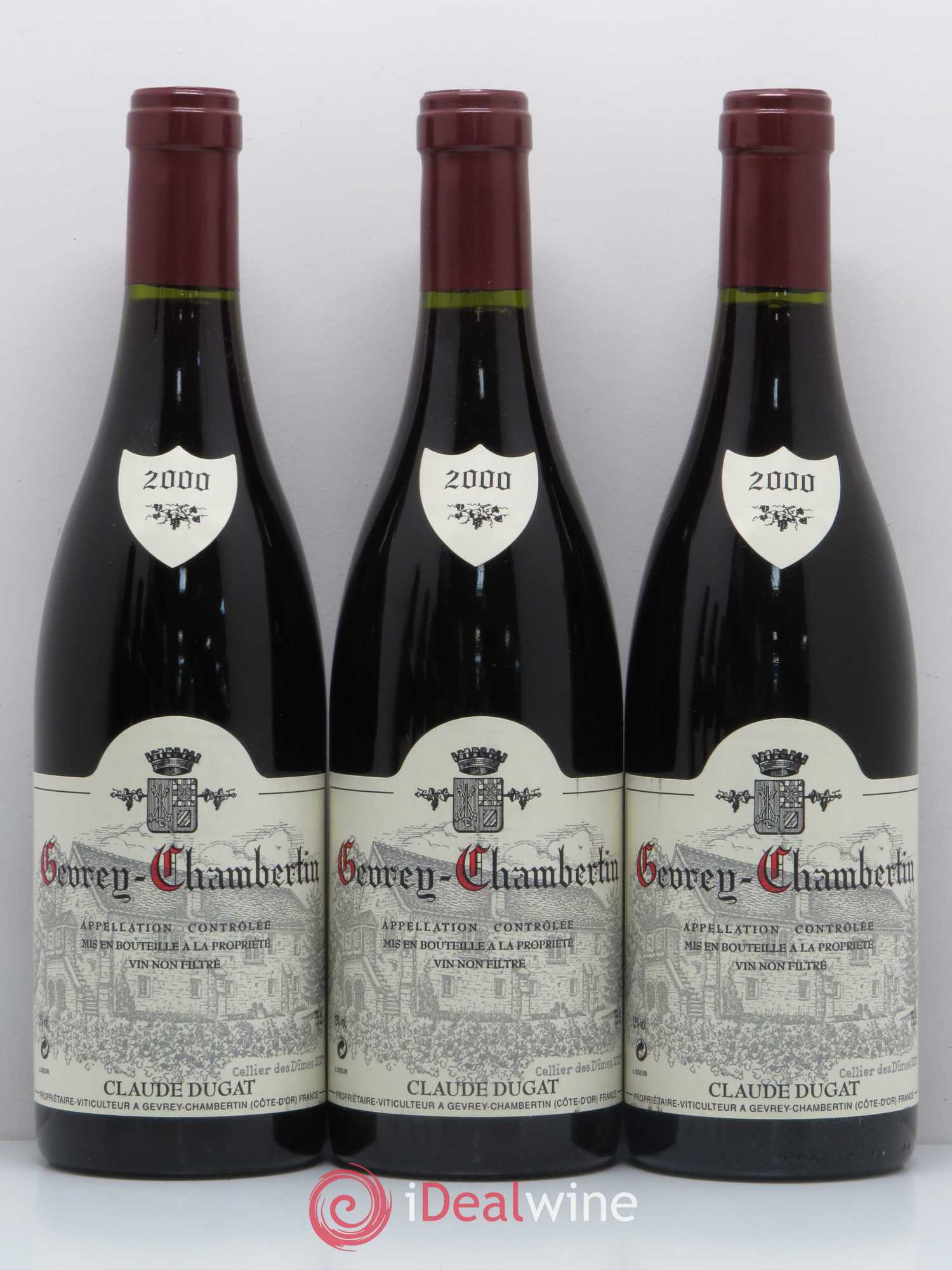Gevrey-Chambertin Claude Dugat 2000 - Lot de 6 bouteilles - 1