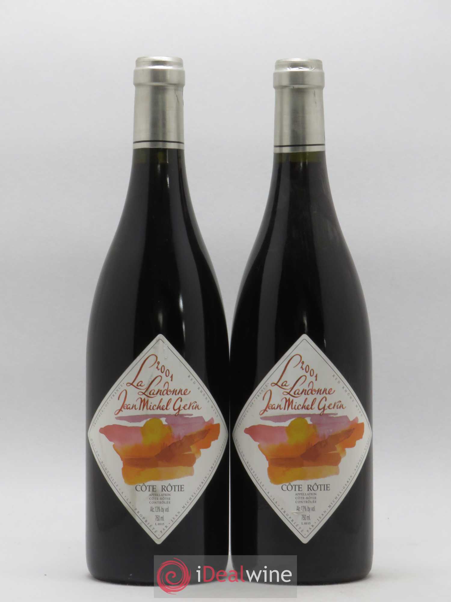 Côte-Rôtie La Landonne Jean-Michel Gerin 2001 - Lot de 2 bouteilles - 0
