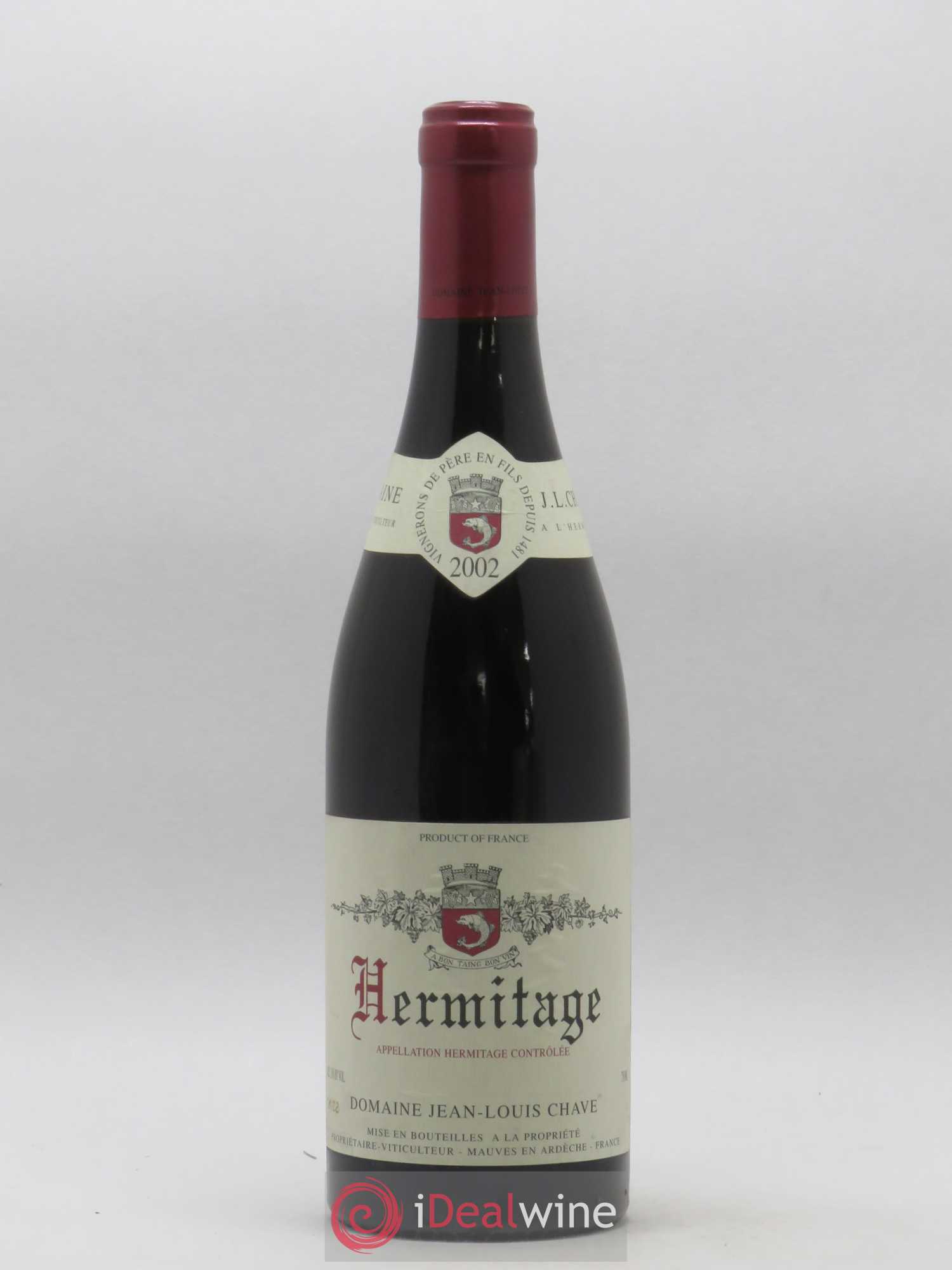 Hermitage Jean-Louis Chave 2002 - Lot de 1 bouteille - 0