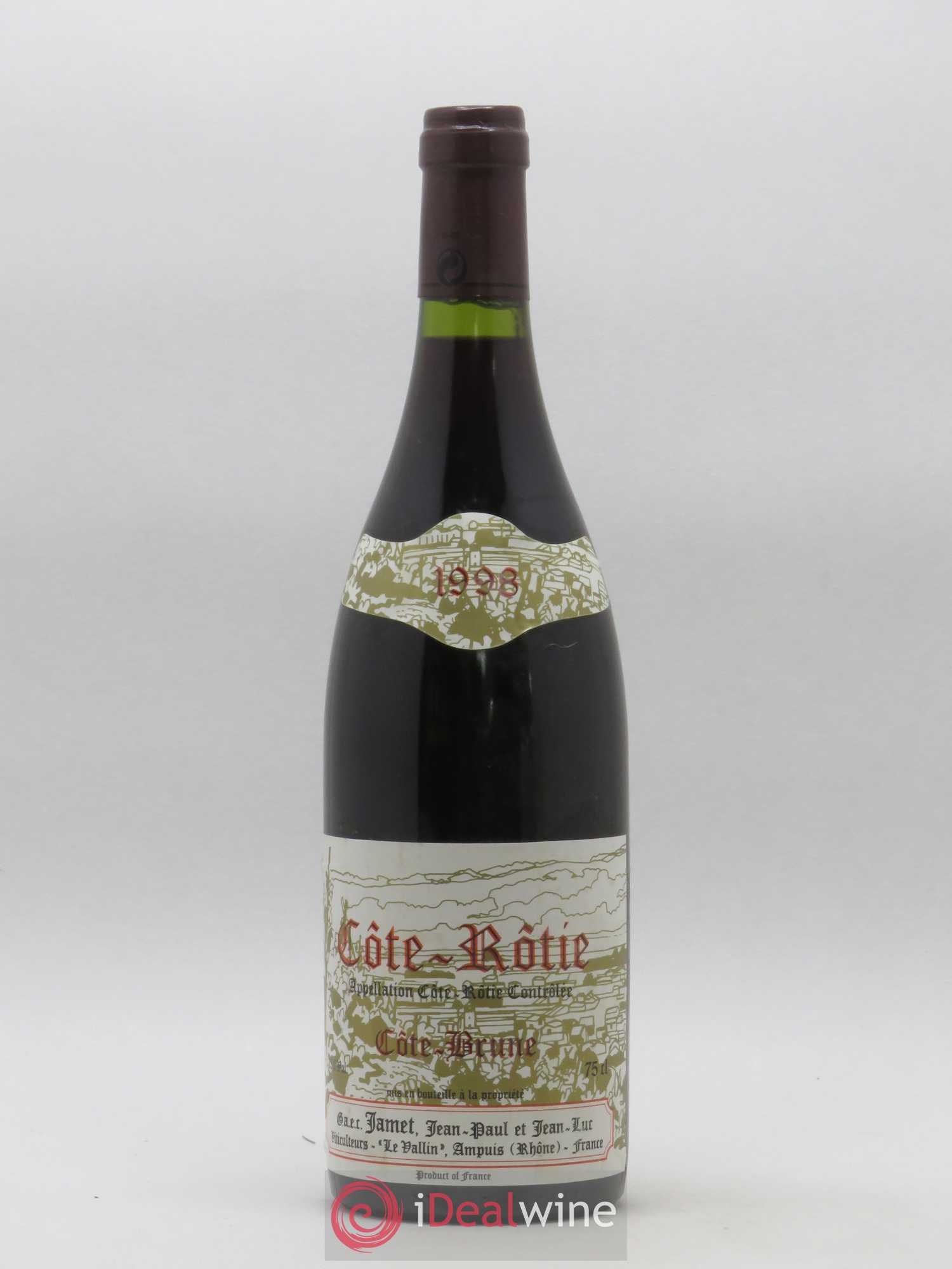Côte-Rôtie Côte Brune Jamet (Domaine) 1998 - Lot de 1 bouteille - 0