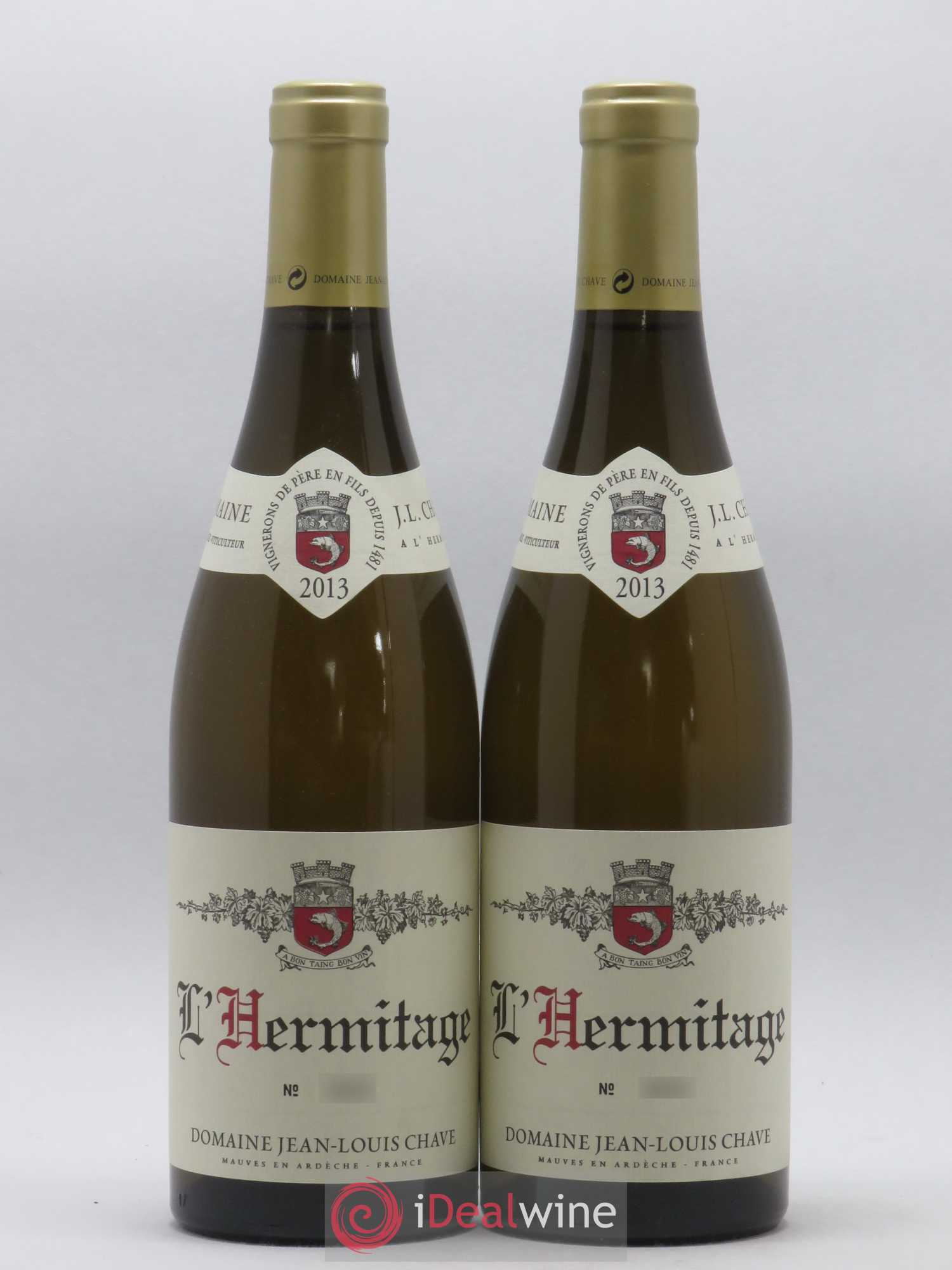 Hermitage Jean-Louis Chave 2013 - Lot de 2 bouteilles - 0