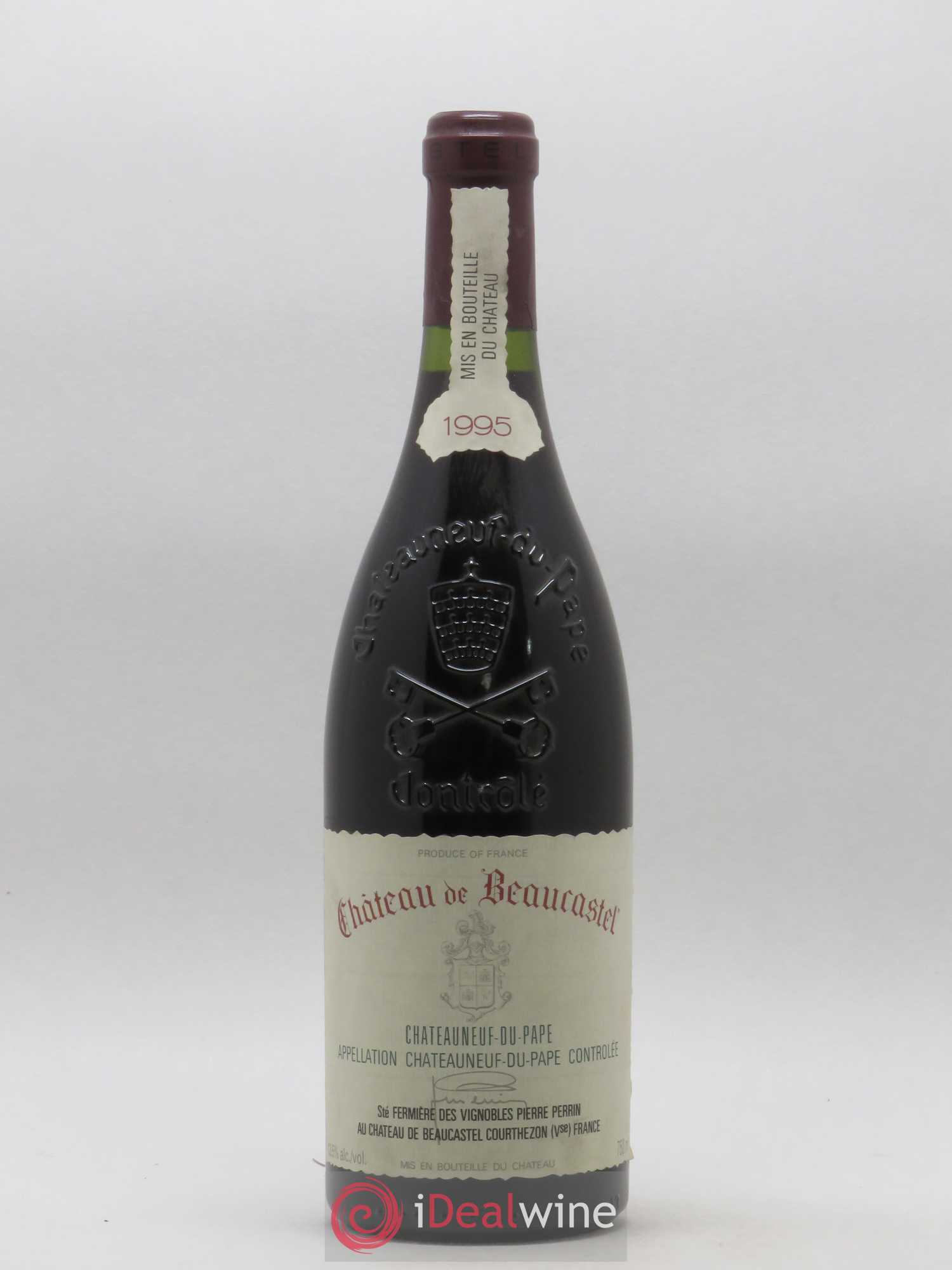 Châteauneuf-du-Pape Château de Beaucastel Famille Perrin 1995 - Lot de 1 bouteille - 0
