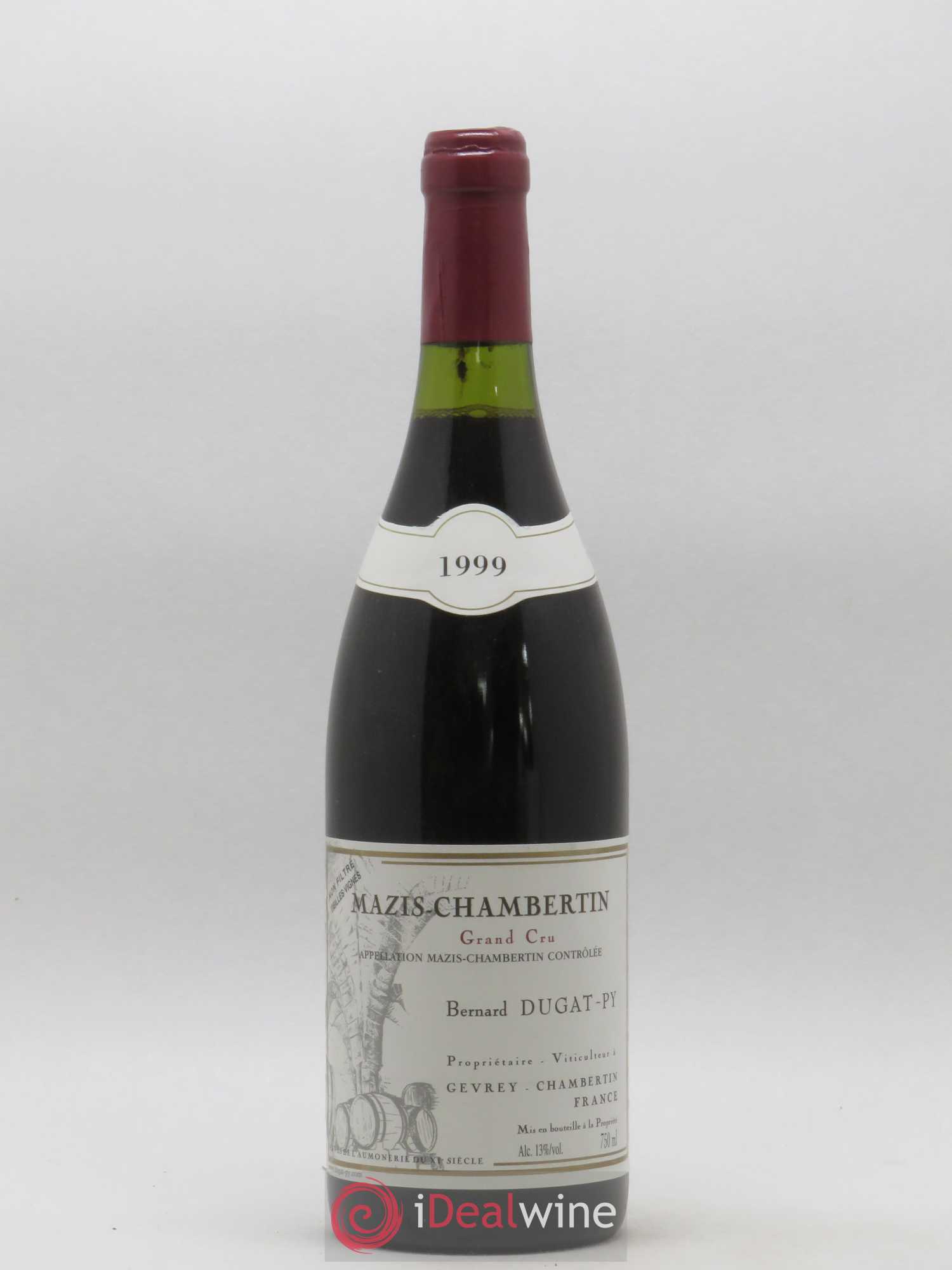 Mazis-Chambertin Grand Cru Vieilles Vignes Dugat-Py 1999 - Lot de 1 bouteille - 0