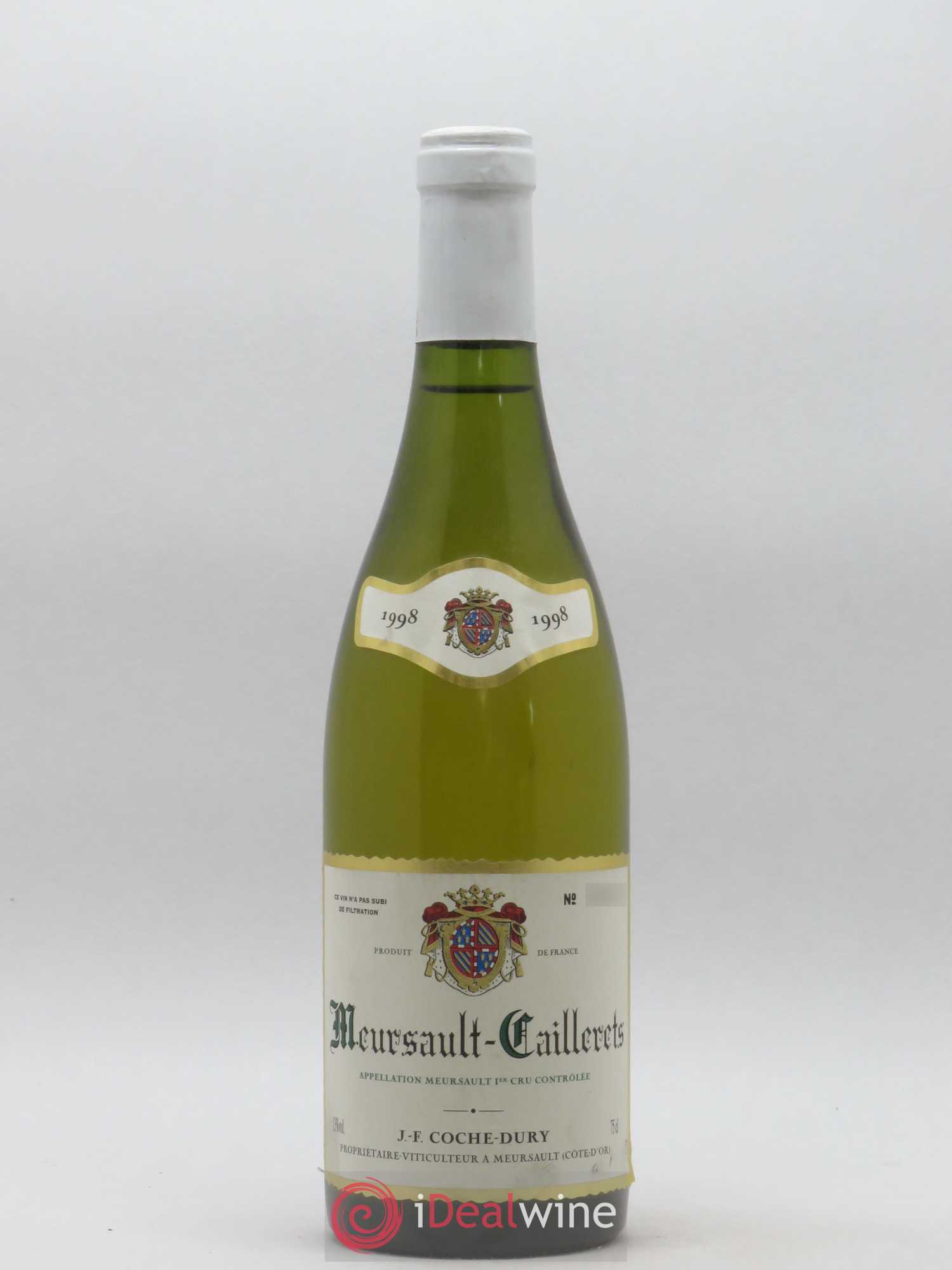 Meursault 1er Cru Caillerets Coche Dury (Domaine) 1998 - Lot de 1 bouteille - 0