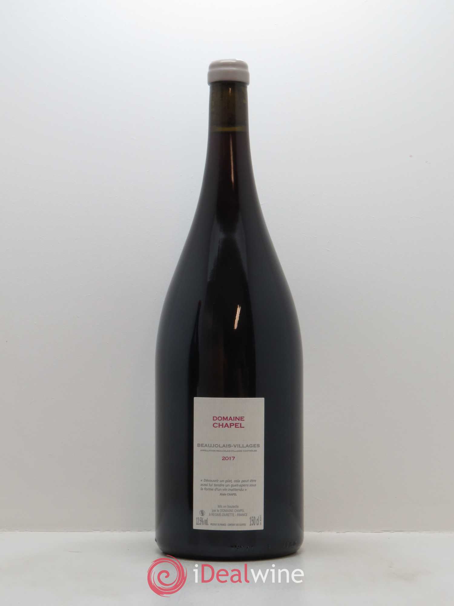 Beaujolais Villages Domaine David Chapel 2017 - Lot de 1 magnum - 1