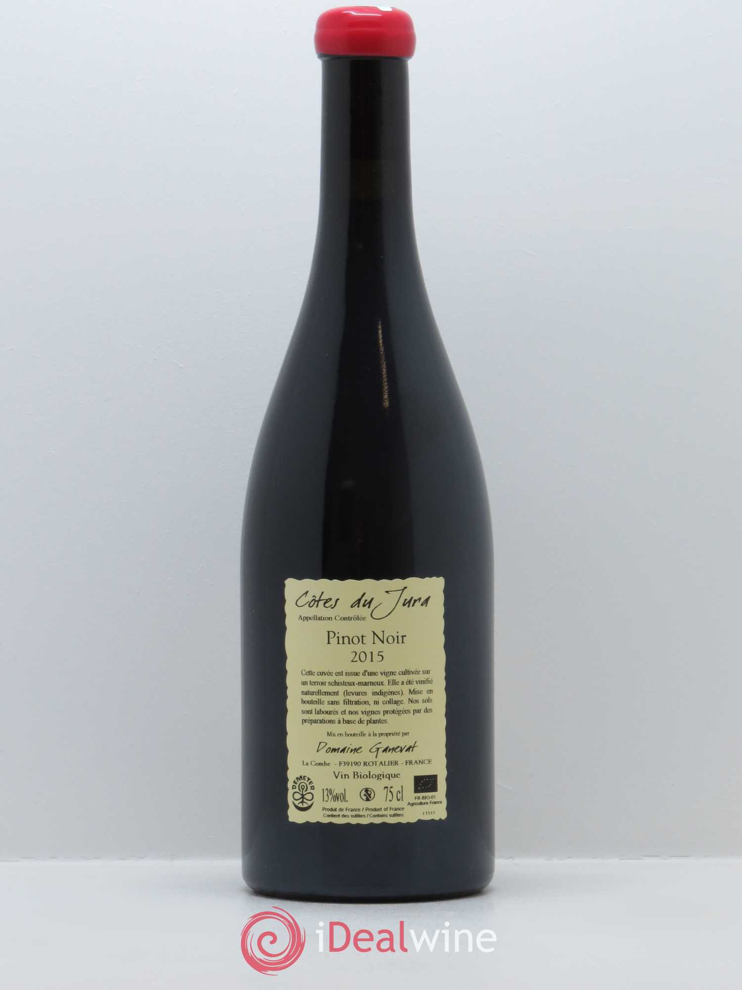 Côtes du Jura Pinot Noir En Billat  Jean-François Ganevat (Domaine) 2015 - Lot de 1 bouteille - 1