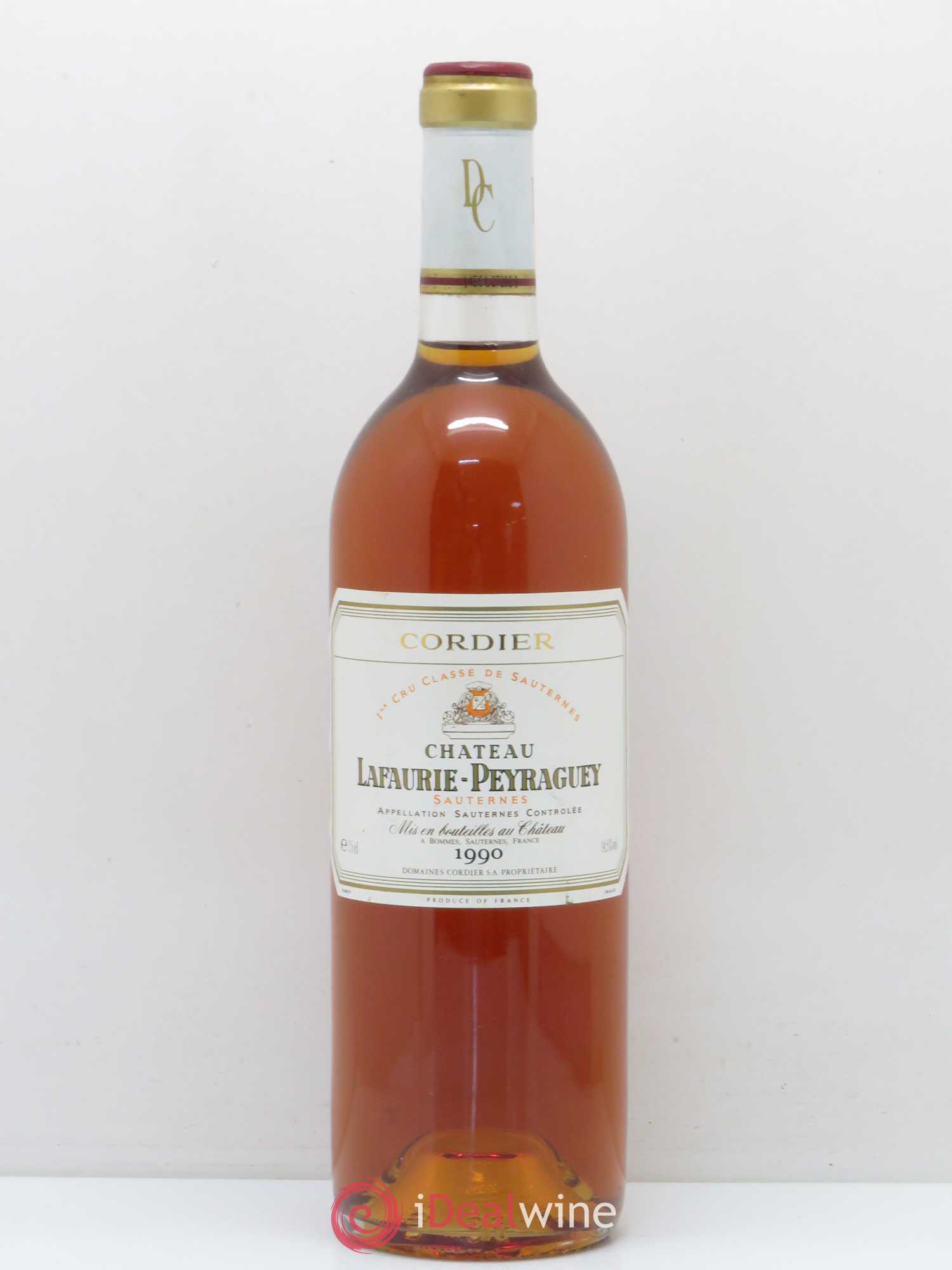 Château Lafaurie-Peyraguey 1er Grand Cru Classé 1990 - Lotto di 1 bottiglia - 0