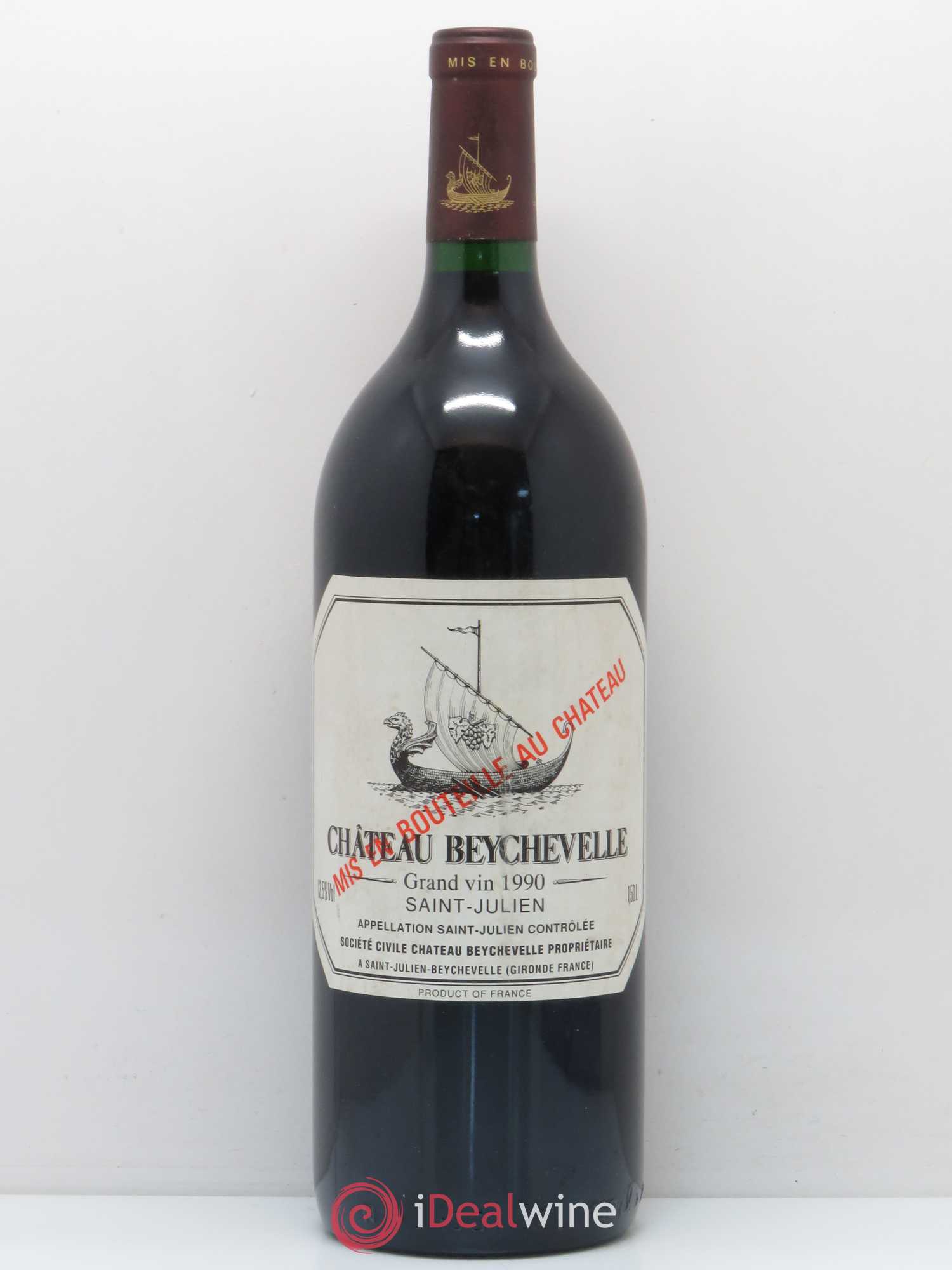 Château Beychevelle 4ème Grand Cru Classé 1990 - Lot de 1 magnum - 0