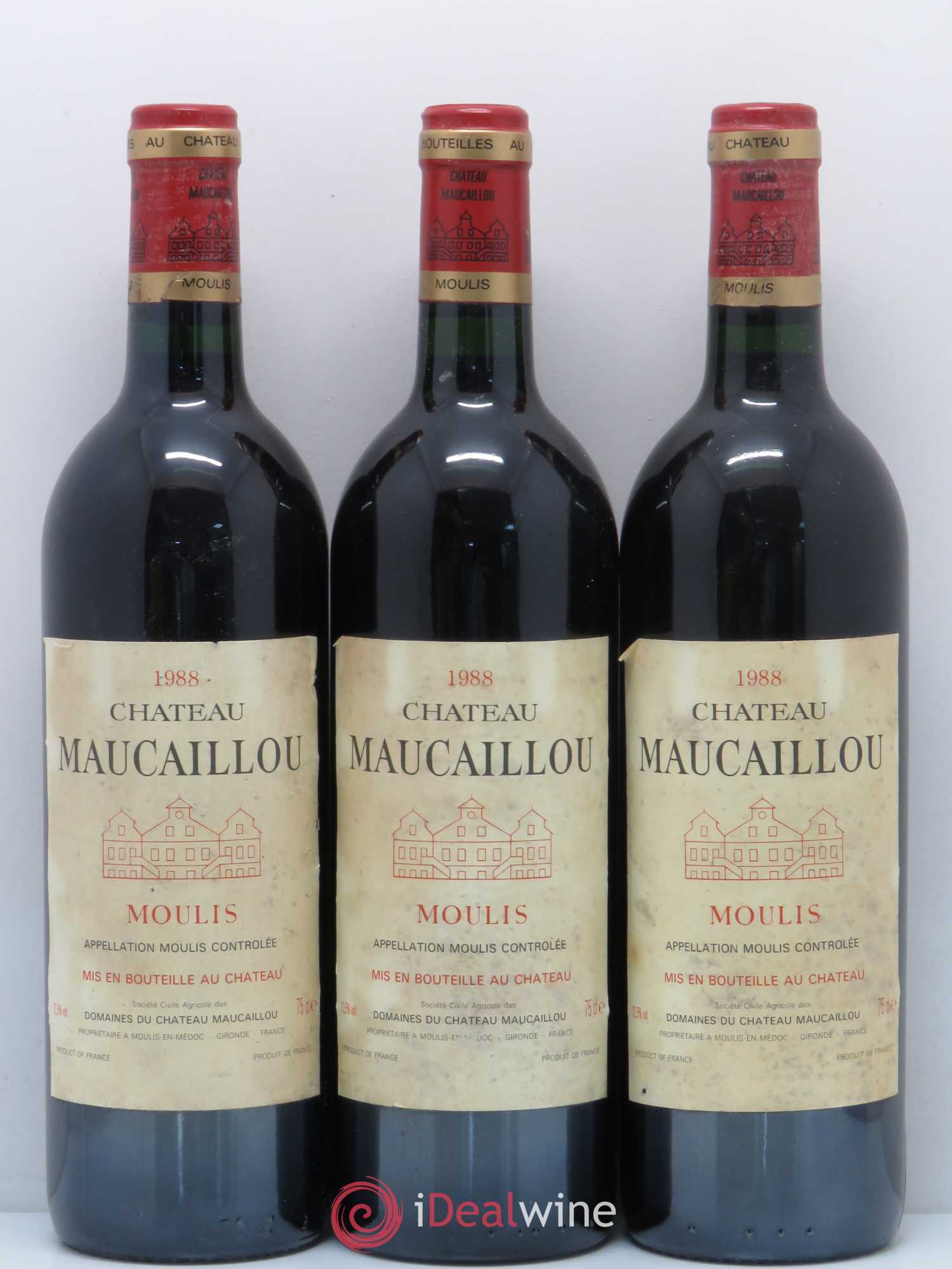 Château Maucaillou 1988 - Lot de 6 bouteilles - 2