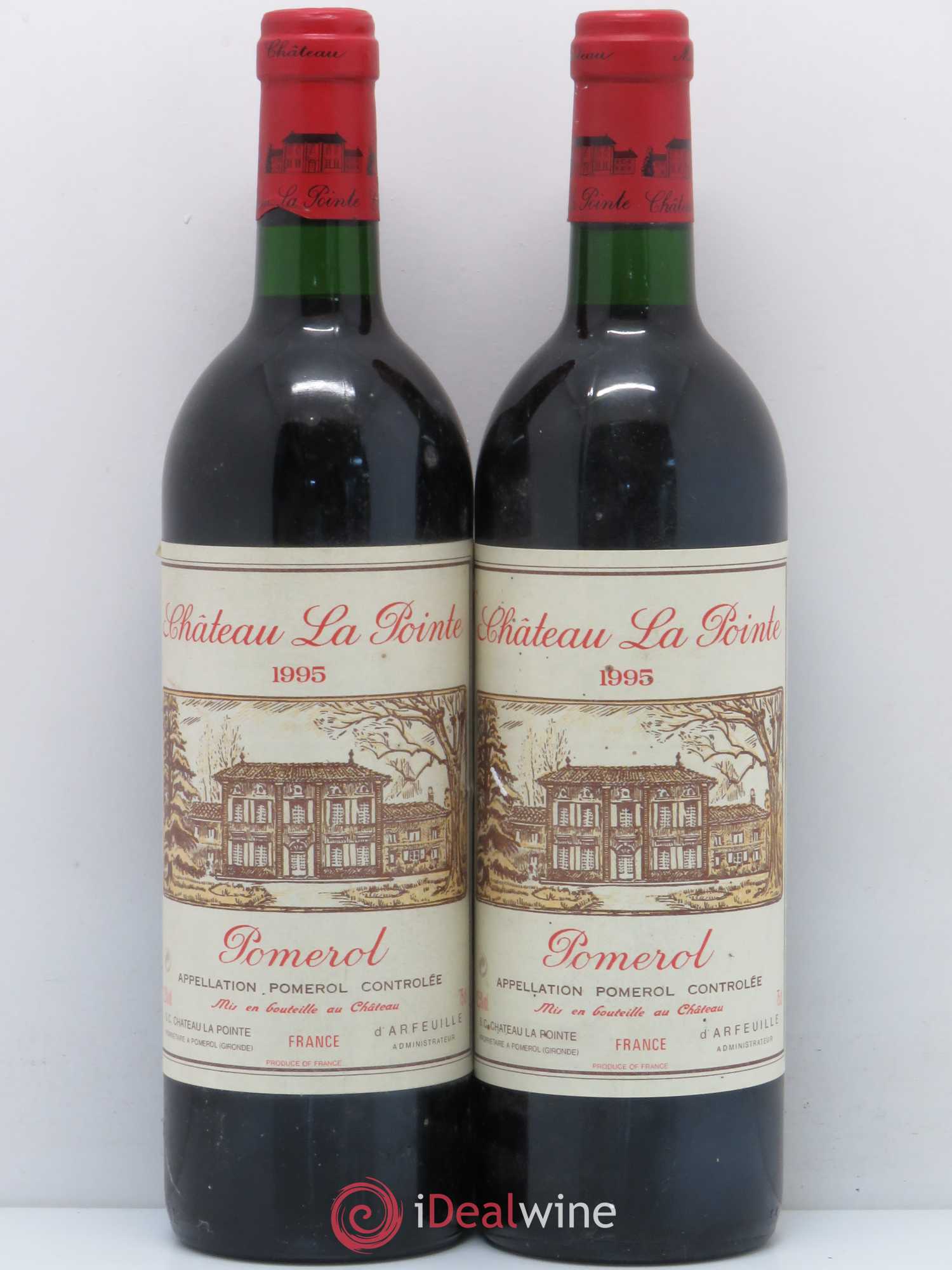 Château la Pointe 1995 - Lot de 2 bouteilles - 0