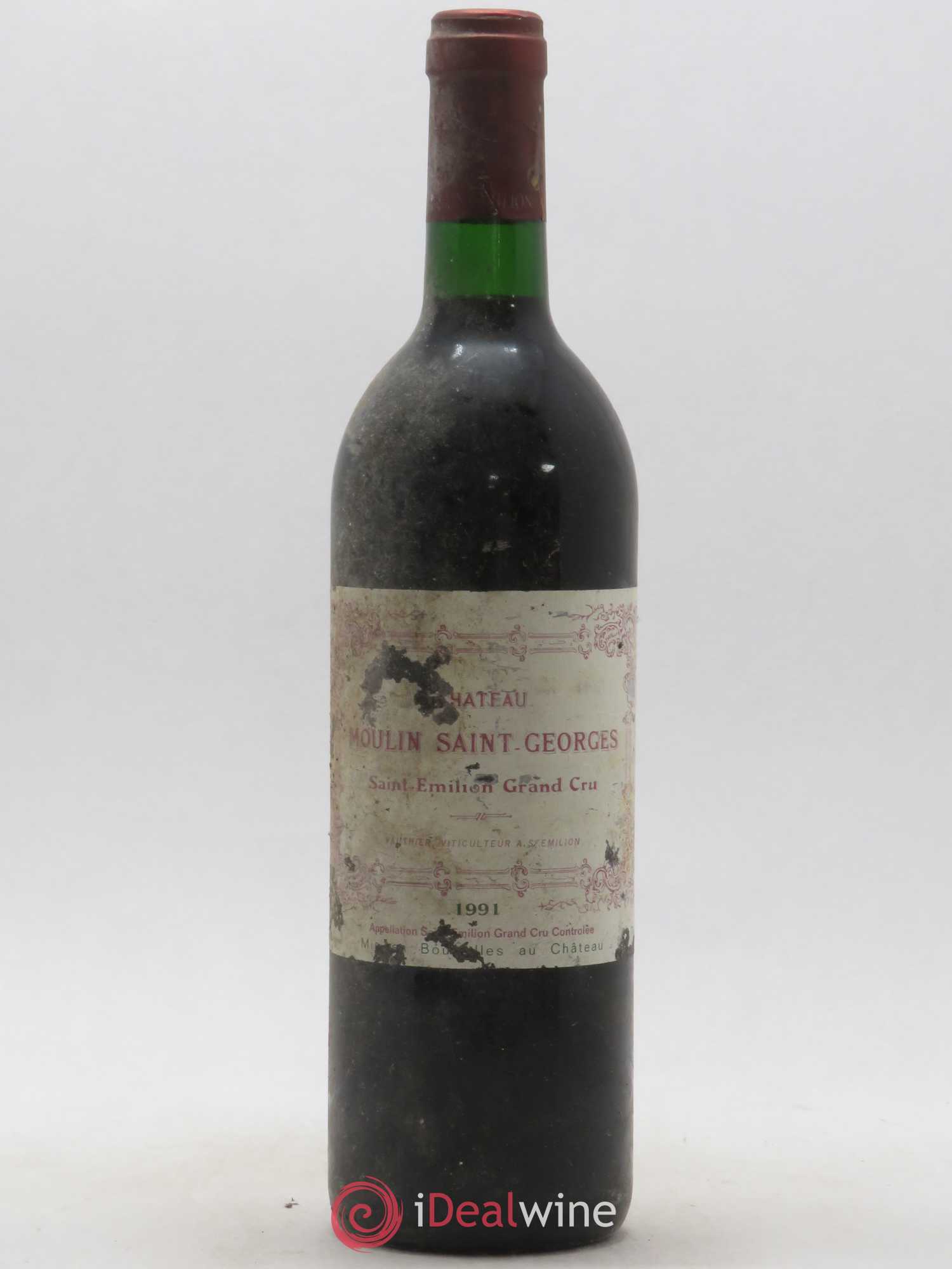 Château Moulin Saint Georges 1991 - Lot de 1 bouteille - 0
