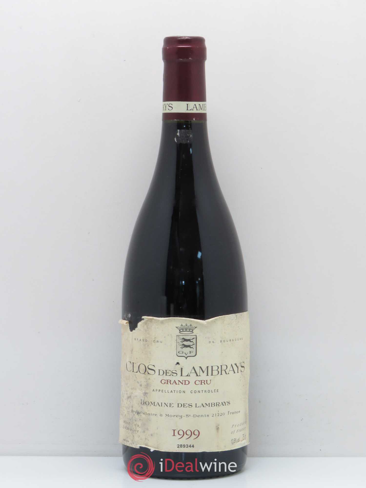 Clos des Lambrays Grand Cru Domaine des Lambrays 1999 - Lot de 1 bouteille - 0