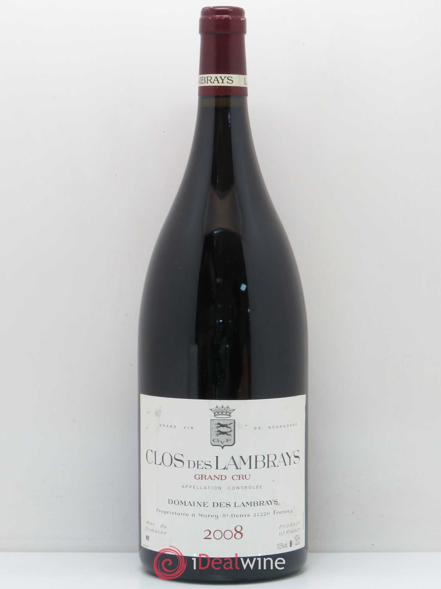 Clos des Lambrays Grand Cru Domaine des Lambrays 2008 - Lot de 1 magnum - 0