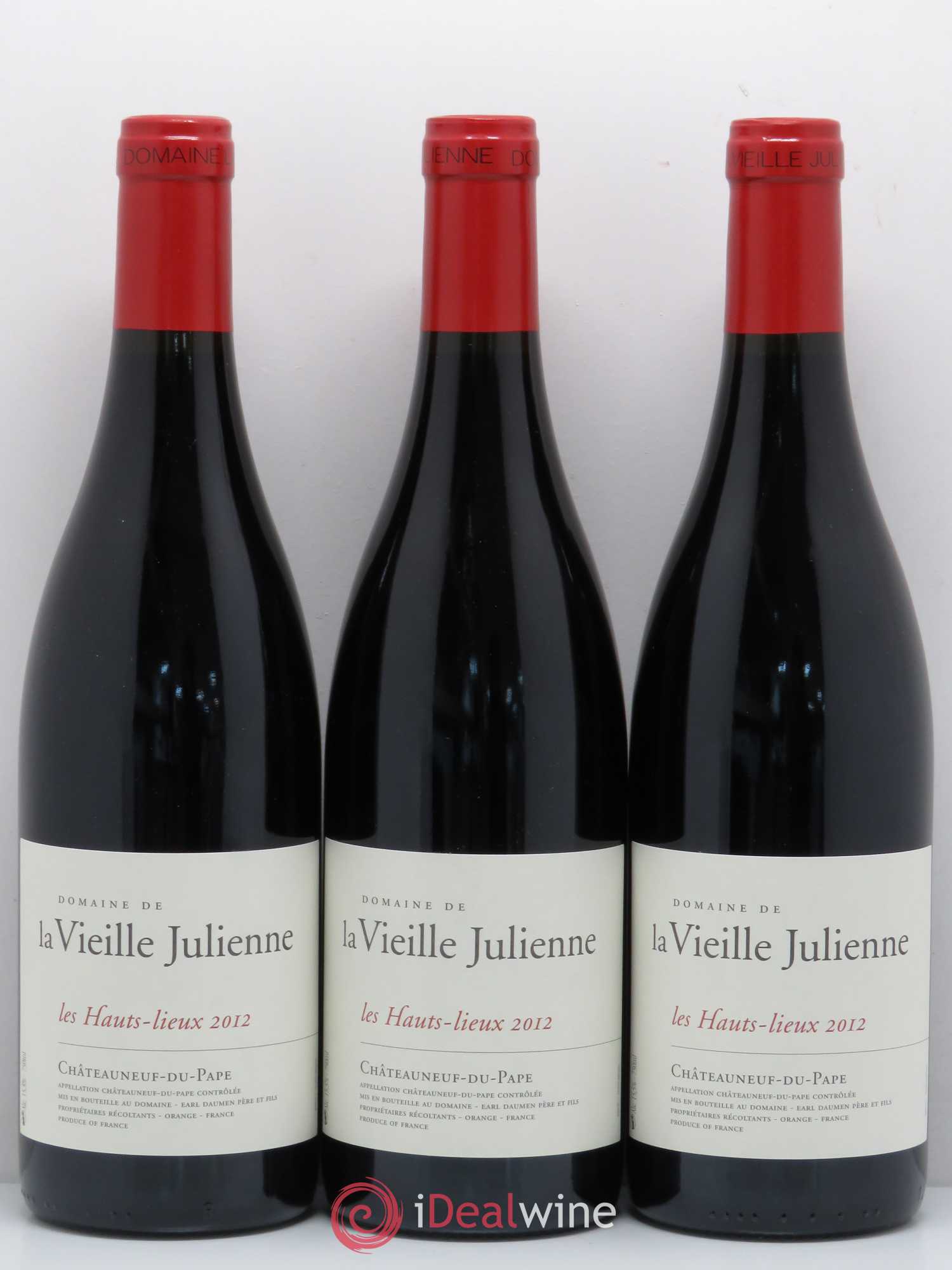 Châteauneuf-du-Pape Vieille Julienne (Domaine de la) Les Hauts Lieux Jean-Paul Daumen 2012 - Lot de 6 bouteilles - 2
