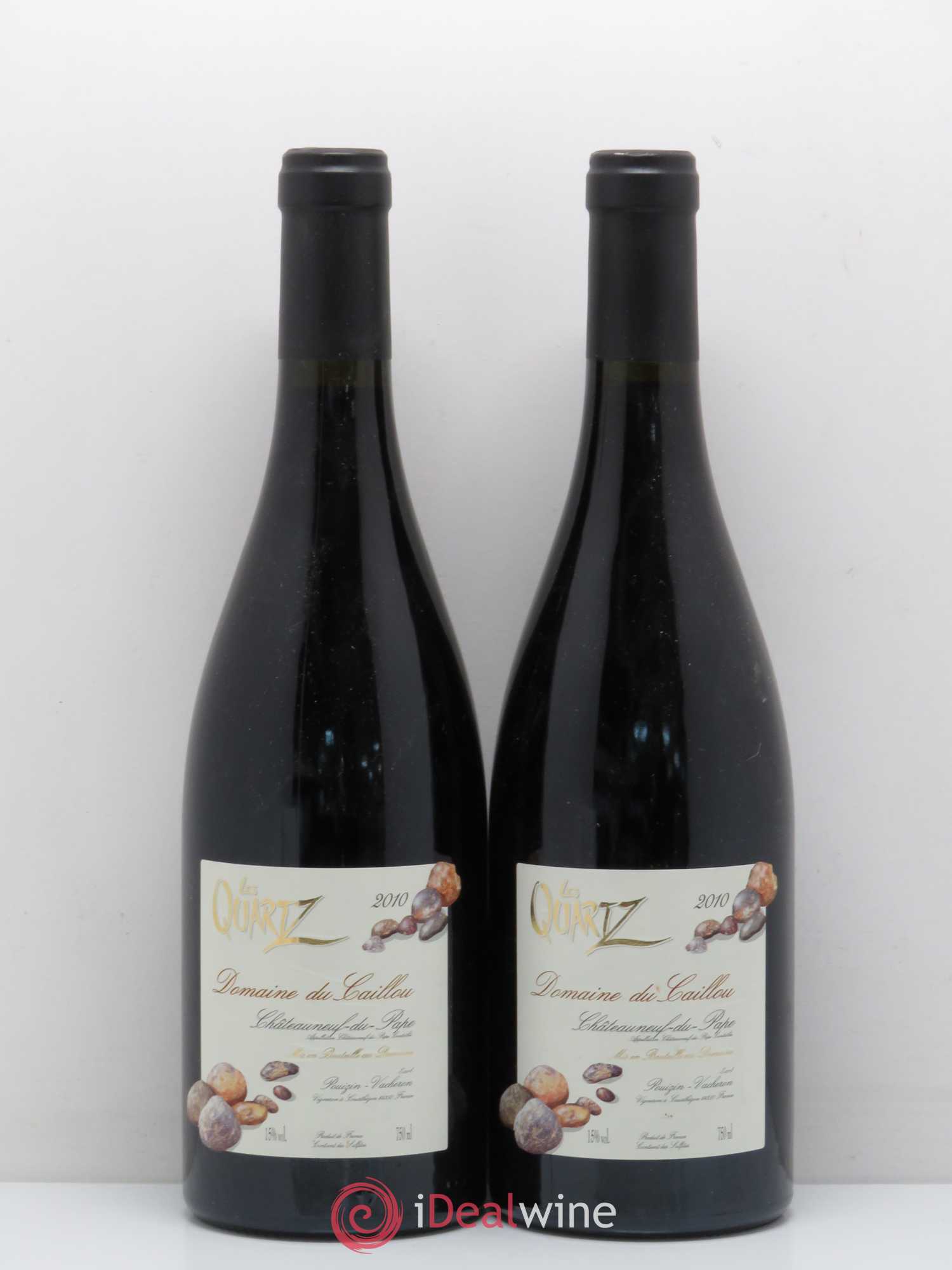 Châteauneuf-du-Pape Les Quartz Clos du Caillou 2010 - Lot de 5 bouteilles - 2