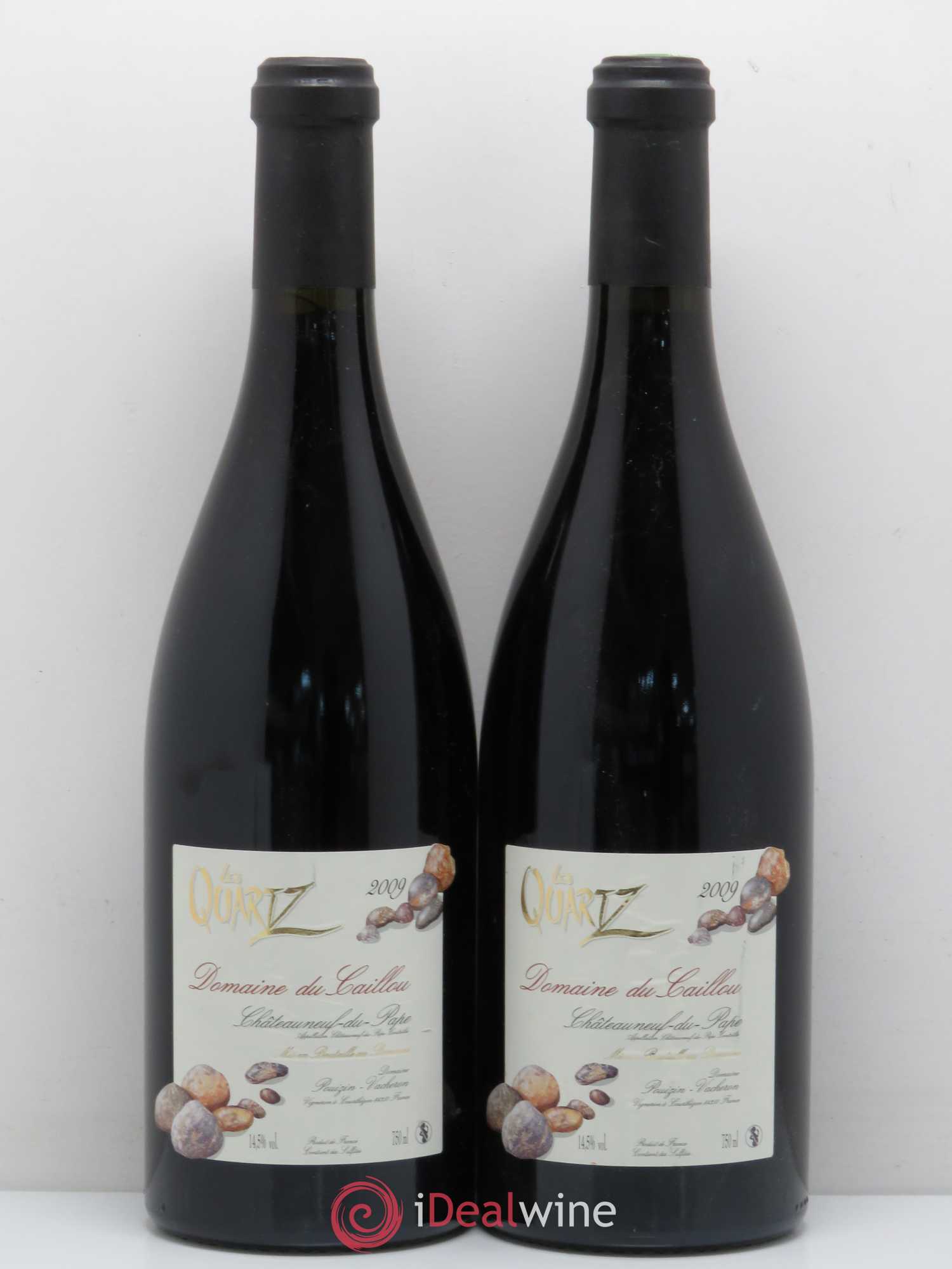 Châteauneuf-du-Pape Les Quartz Clos du Caillou 2009 - Lot de 2 bouteilles - 0