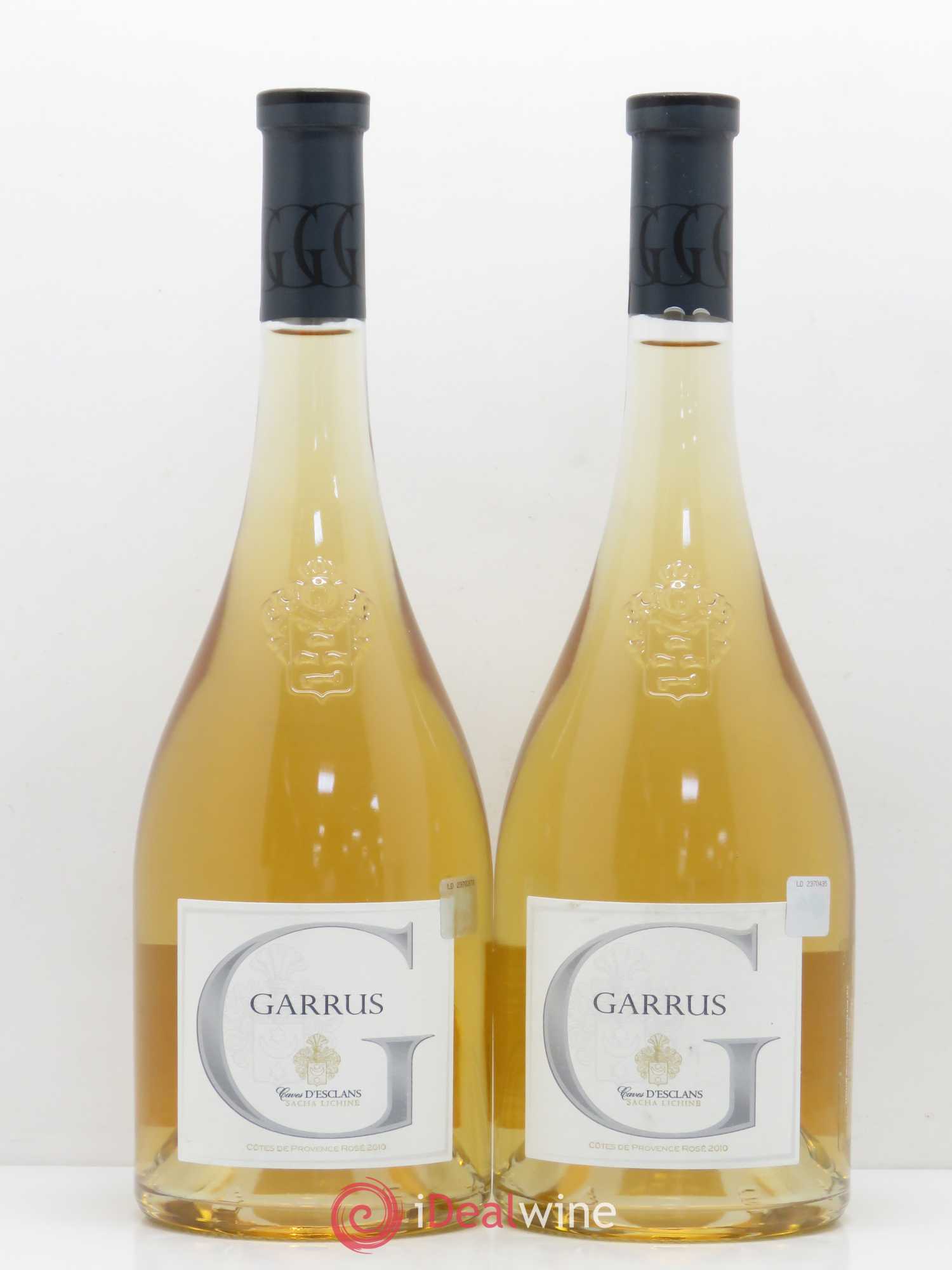 Côtes de Provence Château d'Esclans Garrus 2010 - Posten von 2 Flaschen - 0