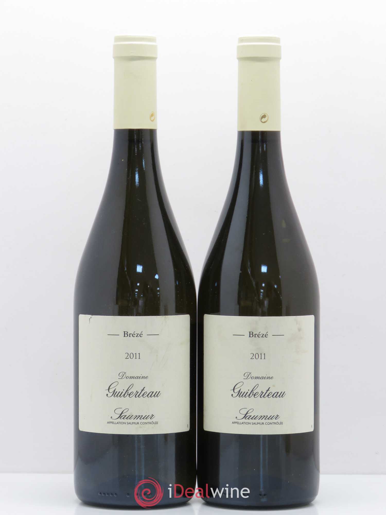 Saumur Brézé Domaine Guiberteau 2011 - Lot de 2 bouteilles - 0