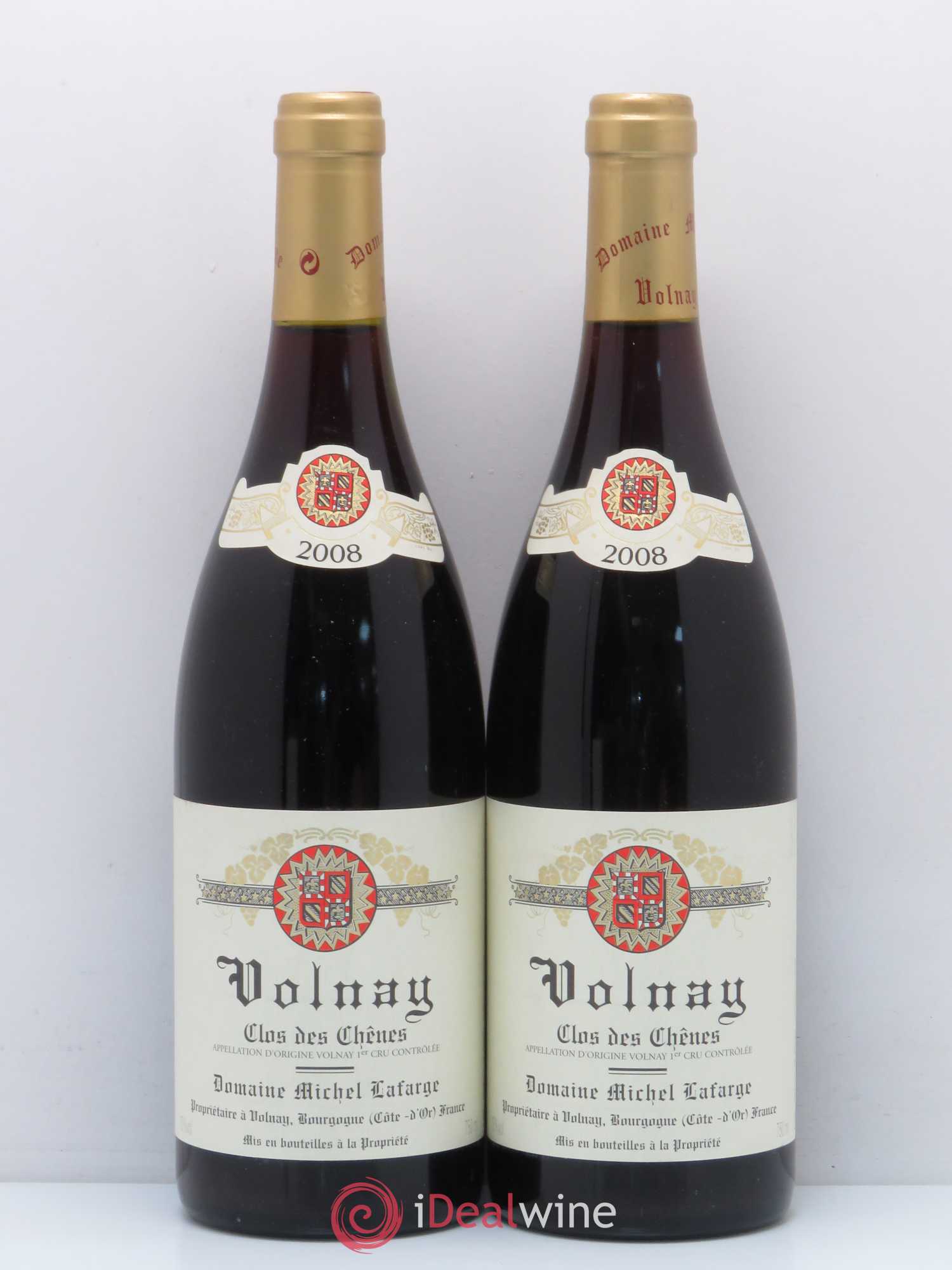 Volnay 1er Cru Clos des Chênes Lafarge (Domaine) 2008 - Lot de 2 bouteilles - 0