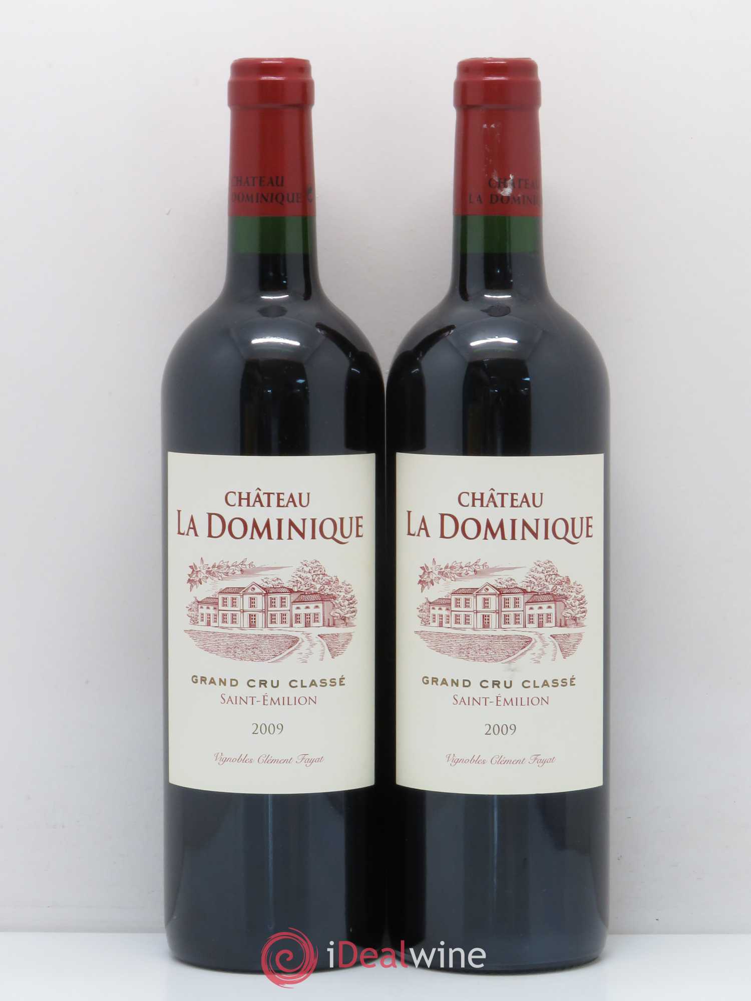 Château la Dominique Grand Cru Classé 2009 - Lot de 2 bouteilles - 0
