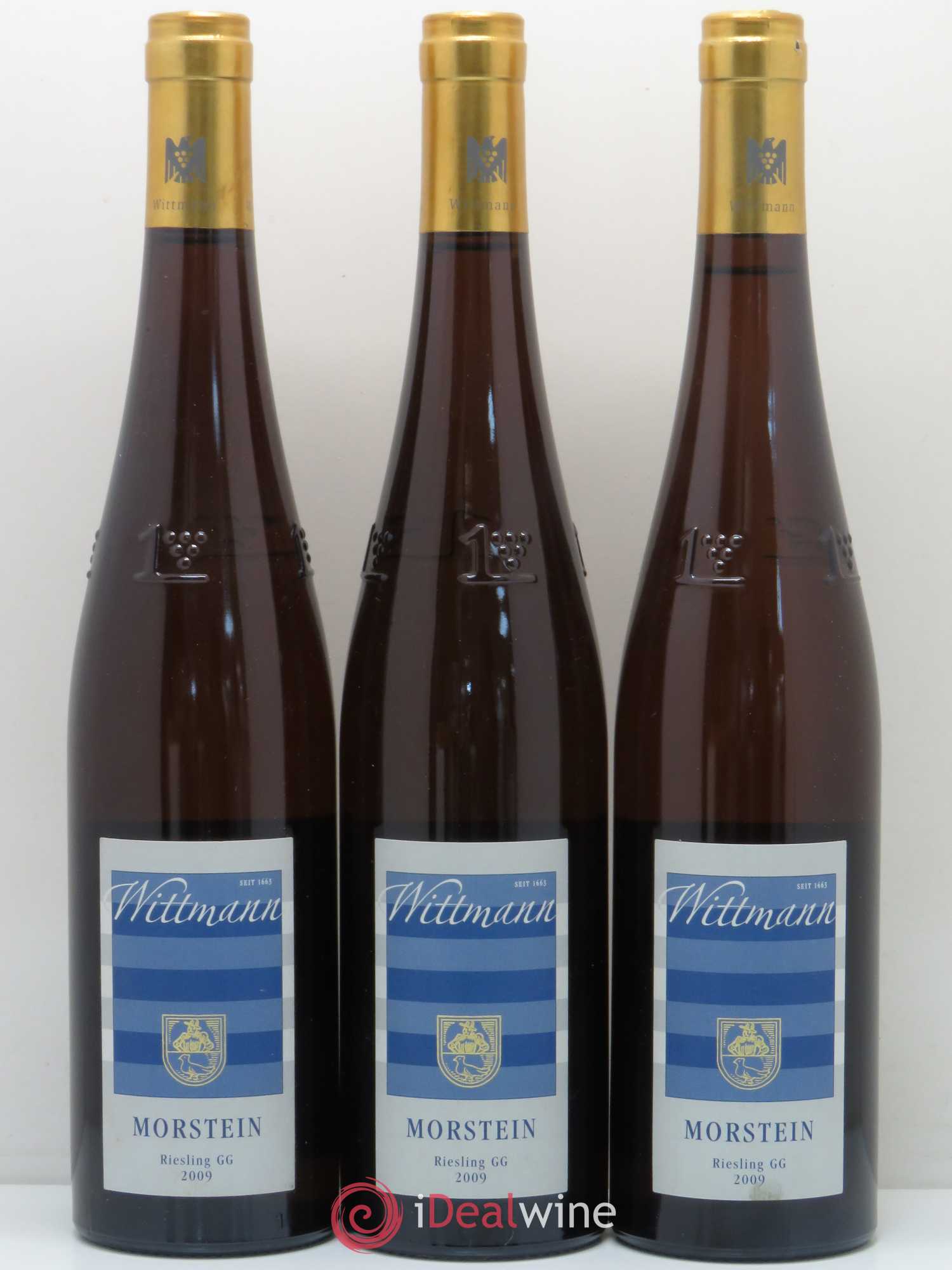 Riesling Westhofen Morstein Weingut Wittman Rheinhessen 2009 - Posten von 3 Flaschen - 0