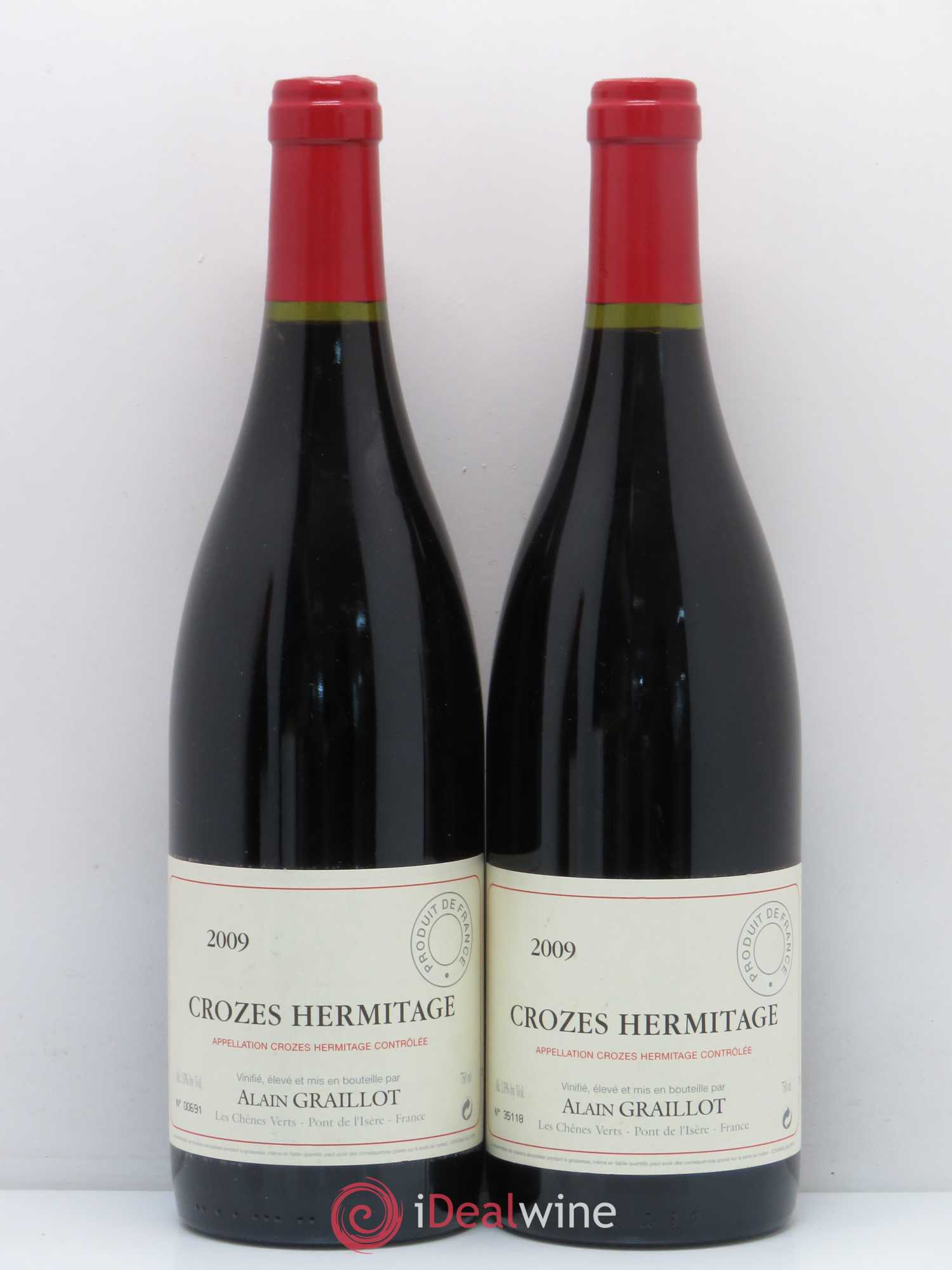 Crozes-Hermitage Domaine Graillot 2009 - Lot de 2 bouteilles - 0