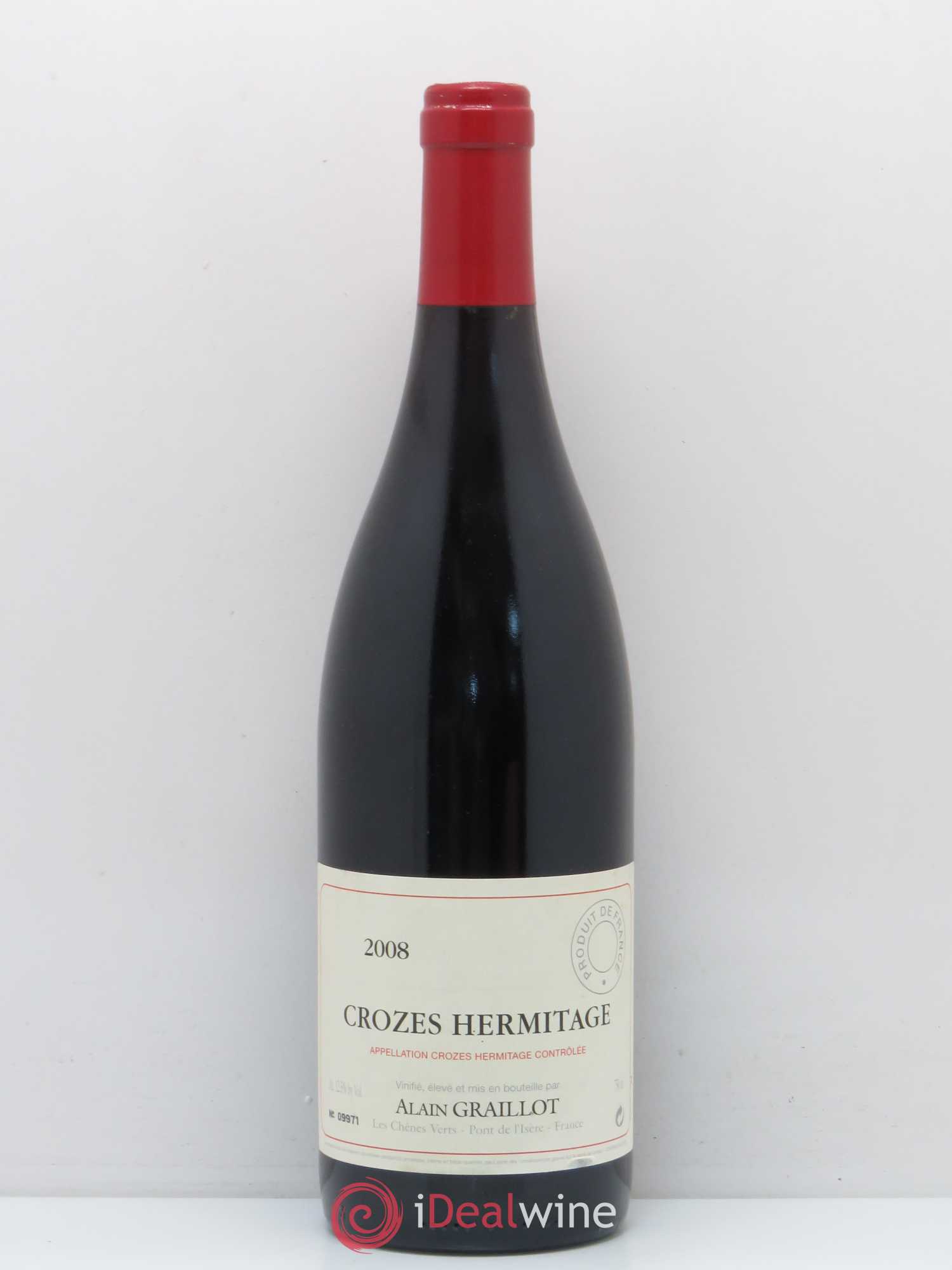 Crozes-Hermitage Domaine Graillot 2008 - Lot de 1 bouteille - 0