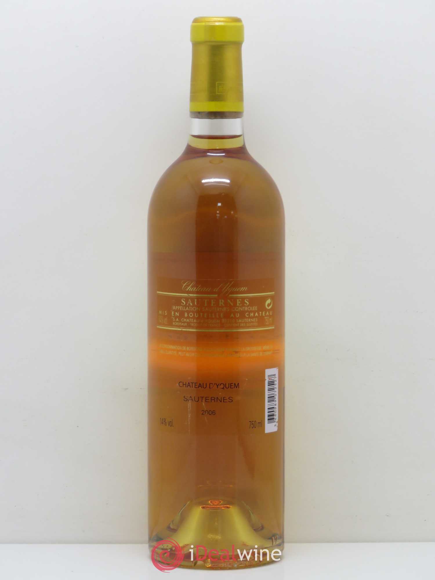 Château d' Yquem 1er Cru Classé Supérieur 2006 - Lotto di 1 bottiglia - 1