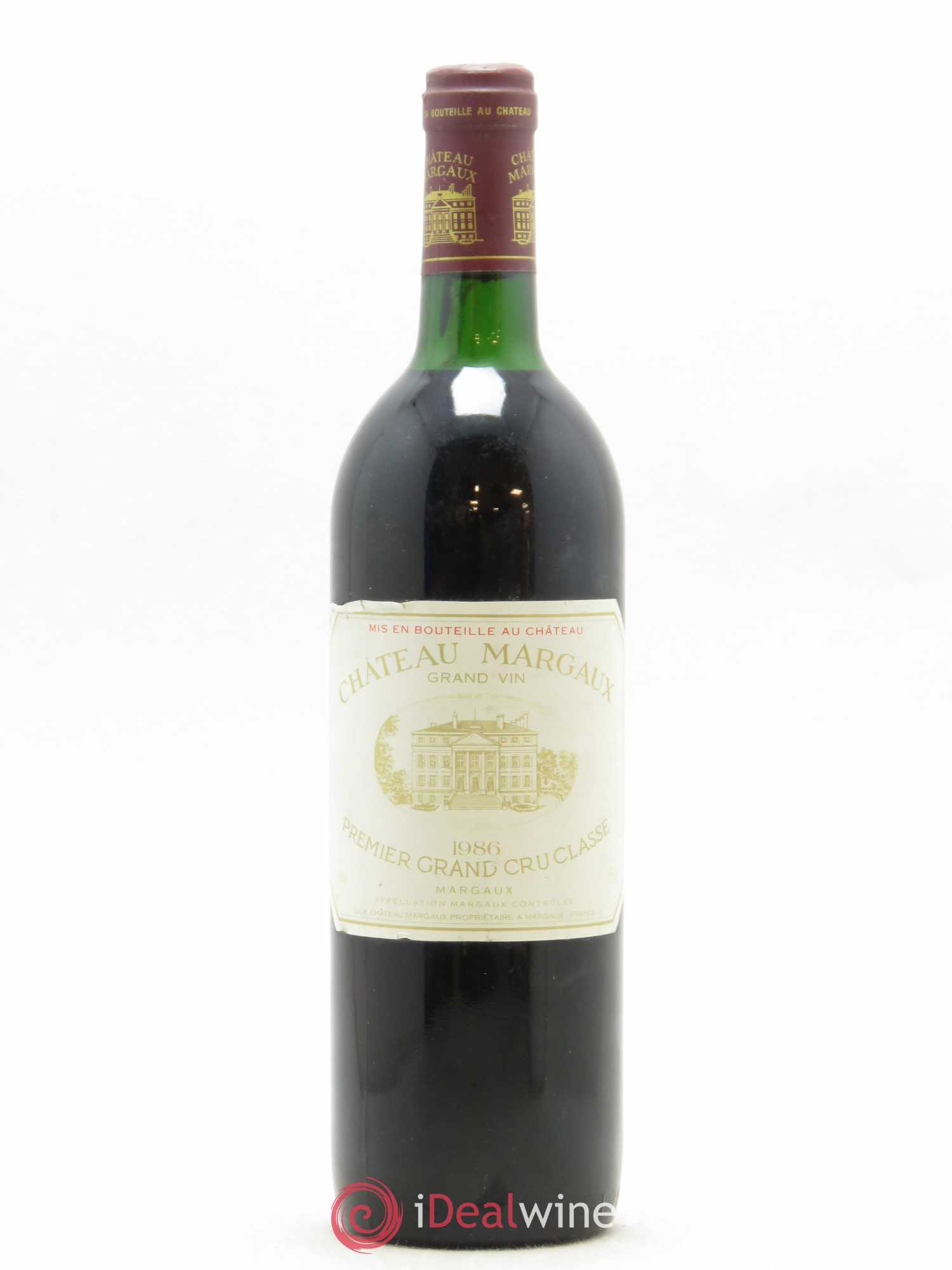 Château Margaux 1er Grand Cru Classé 1986 - Lot de 1 bouteille - 0