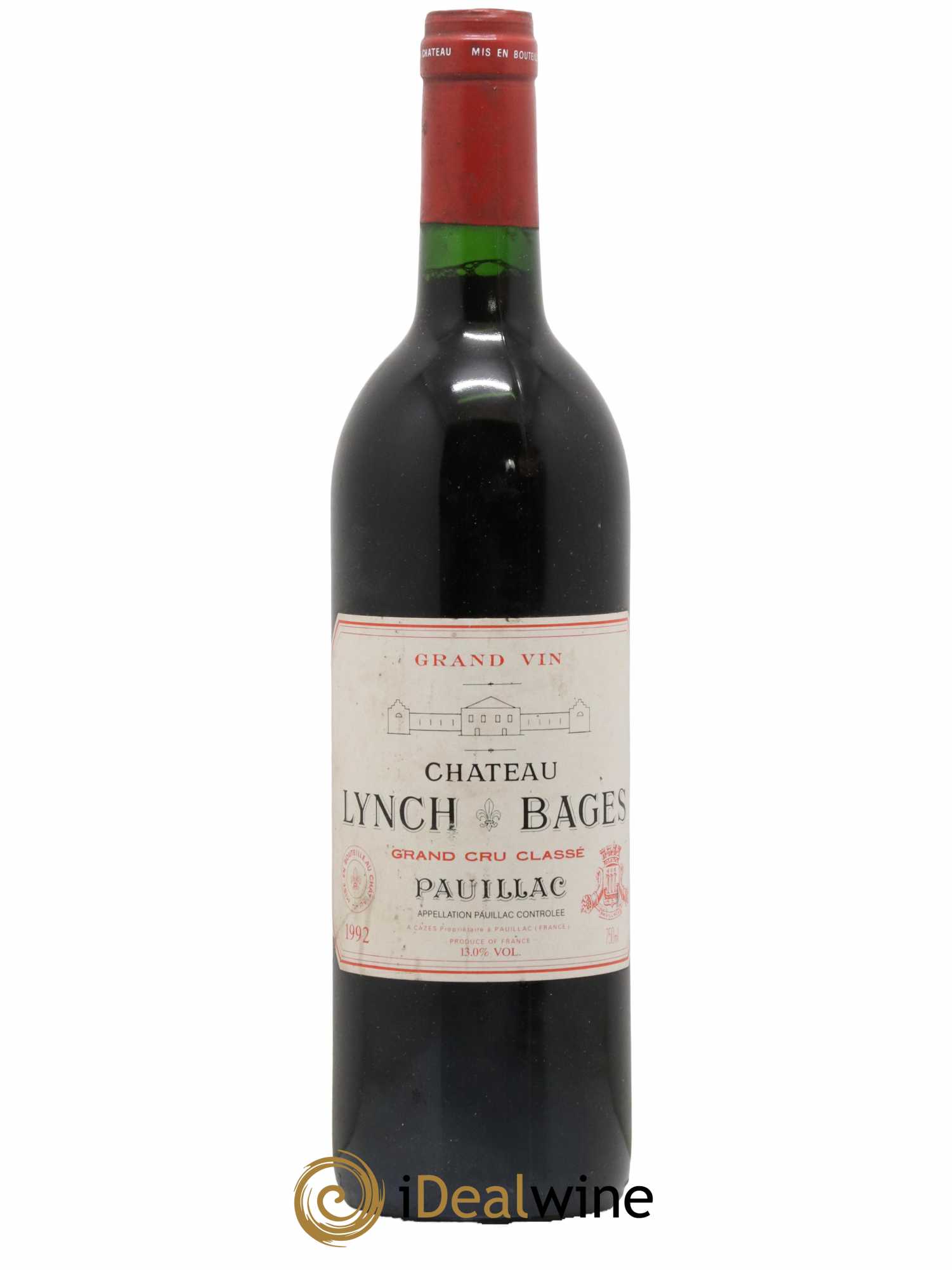Château Lynch Bages 5ème Grand Cru Classé 1992 - Lot of 1 bottle - 0