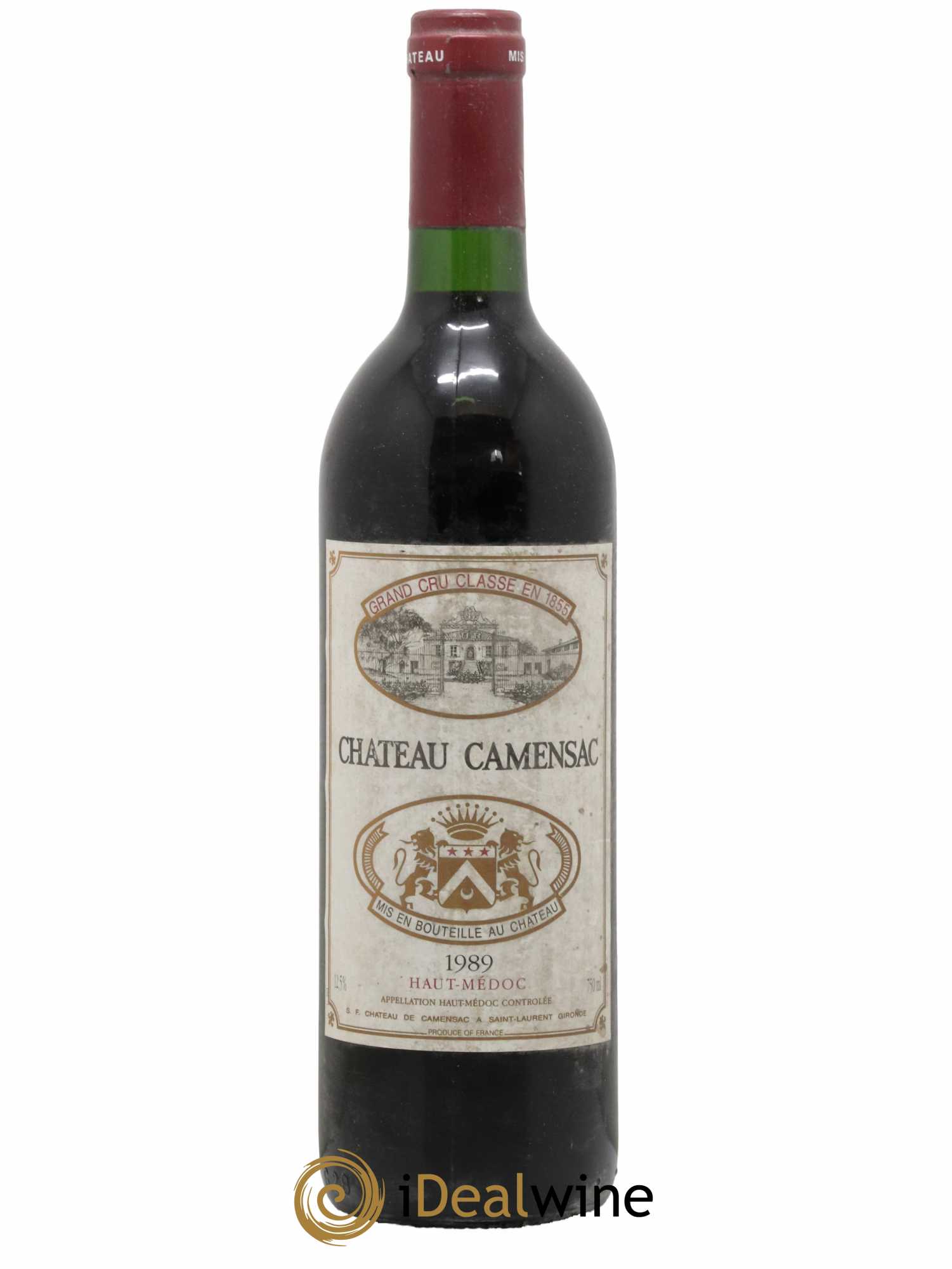 Château Camensac 5ème Grand Cru Classé 1989 - Lot de 1 bouteille - 0