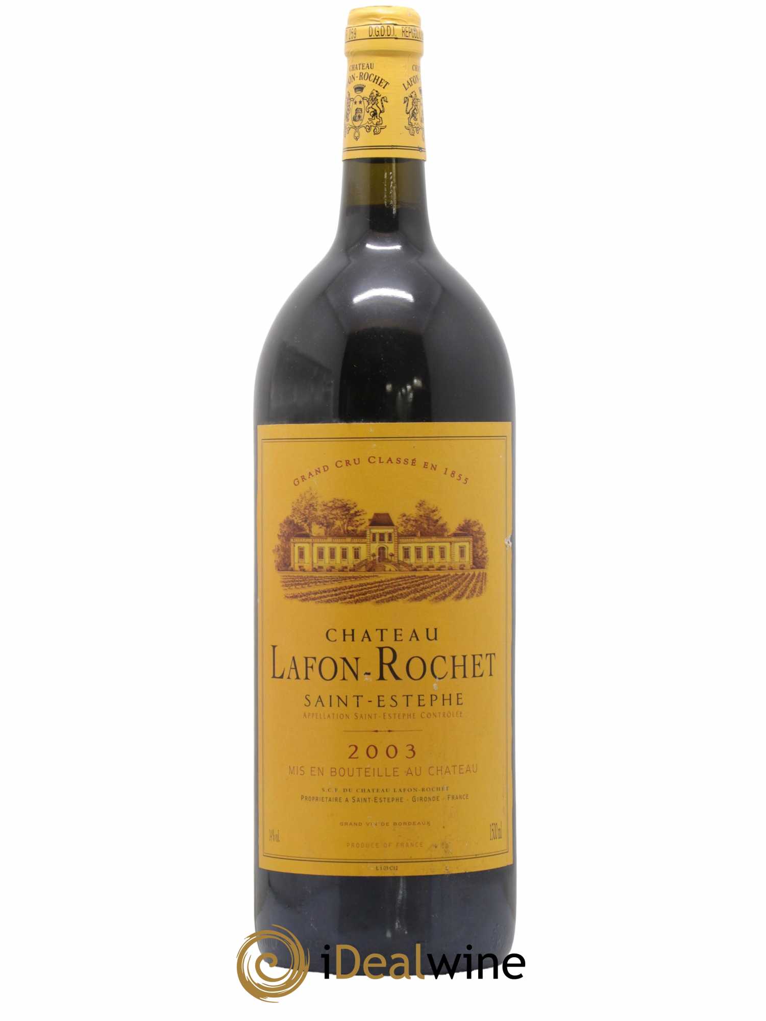 Château Lafon Rochet 4ème Grand Cru Classé 2003 - Lot de 1 magnum - 0