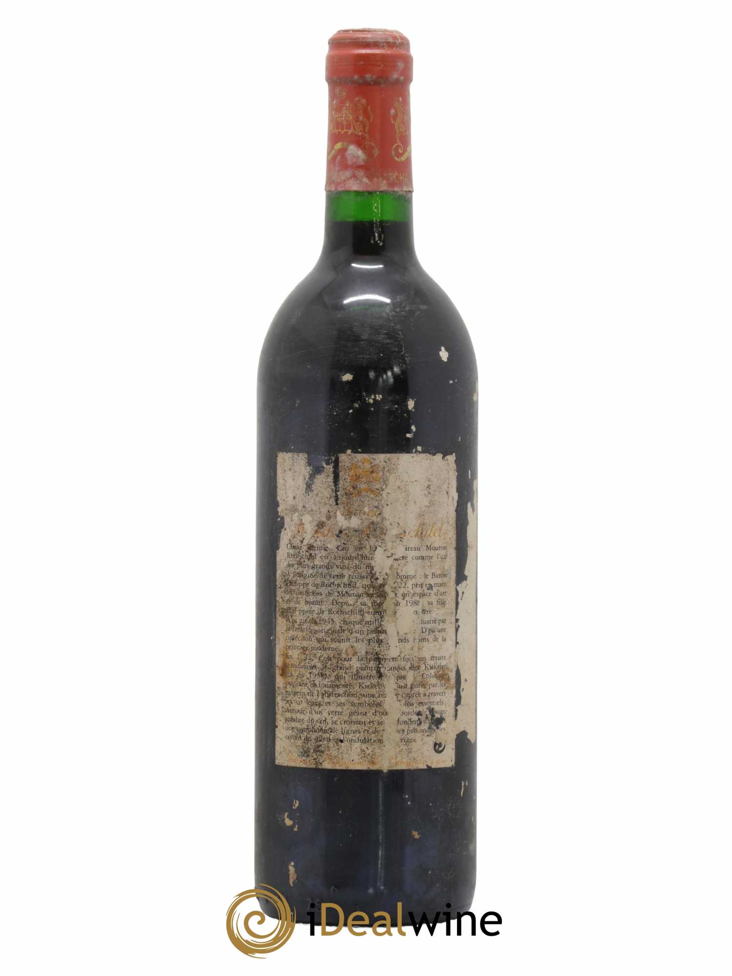 Château Mouton Rothschild 1er Grand Cru Classé 1992 - Lot de 1 bouteille - 1