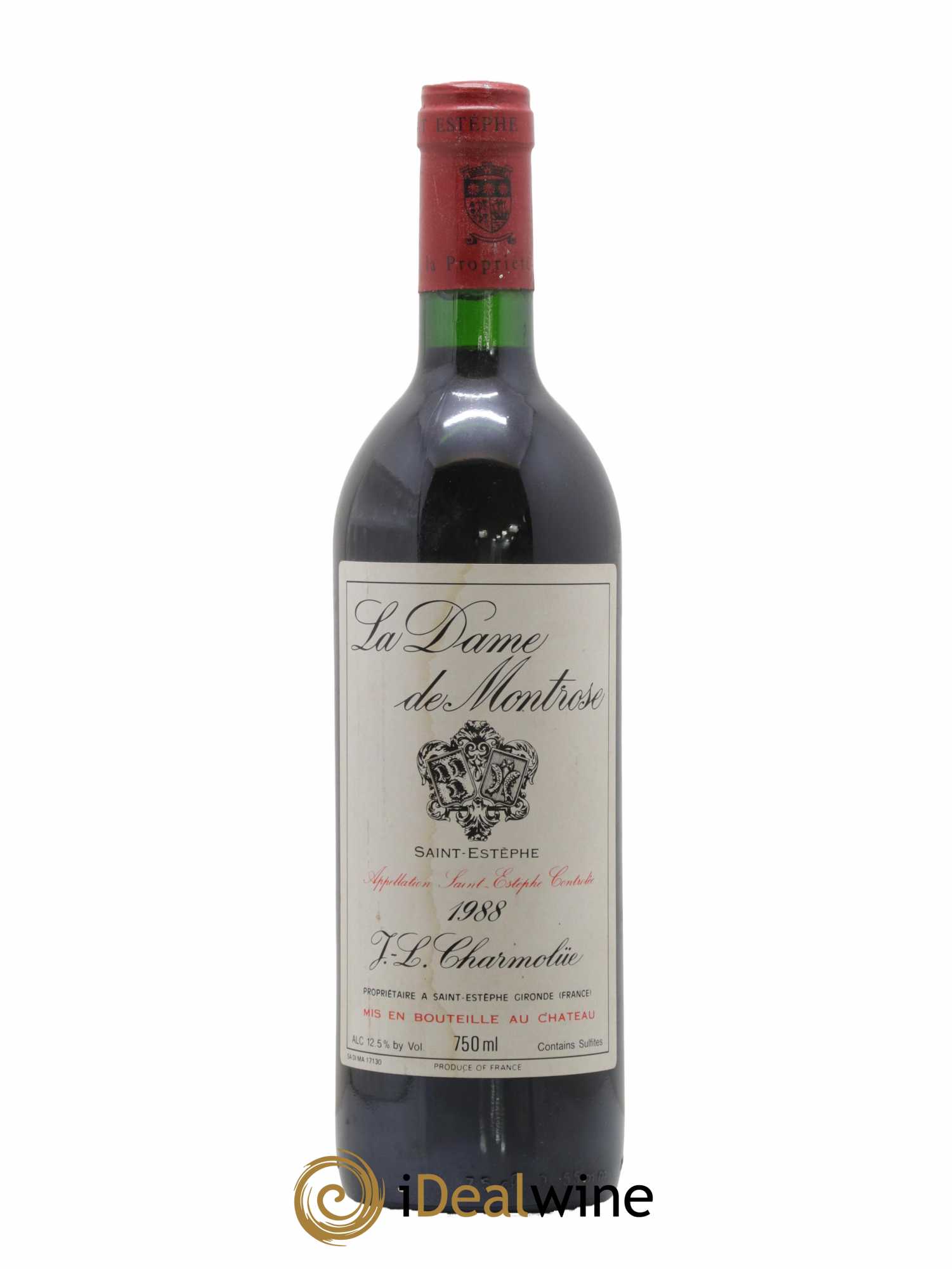 La Dame de Montrose Second Vin 1988 - Lot de 1 bouteille - 0