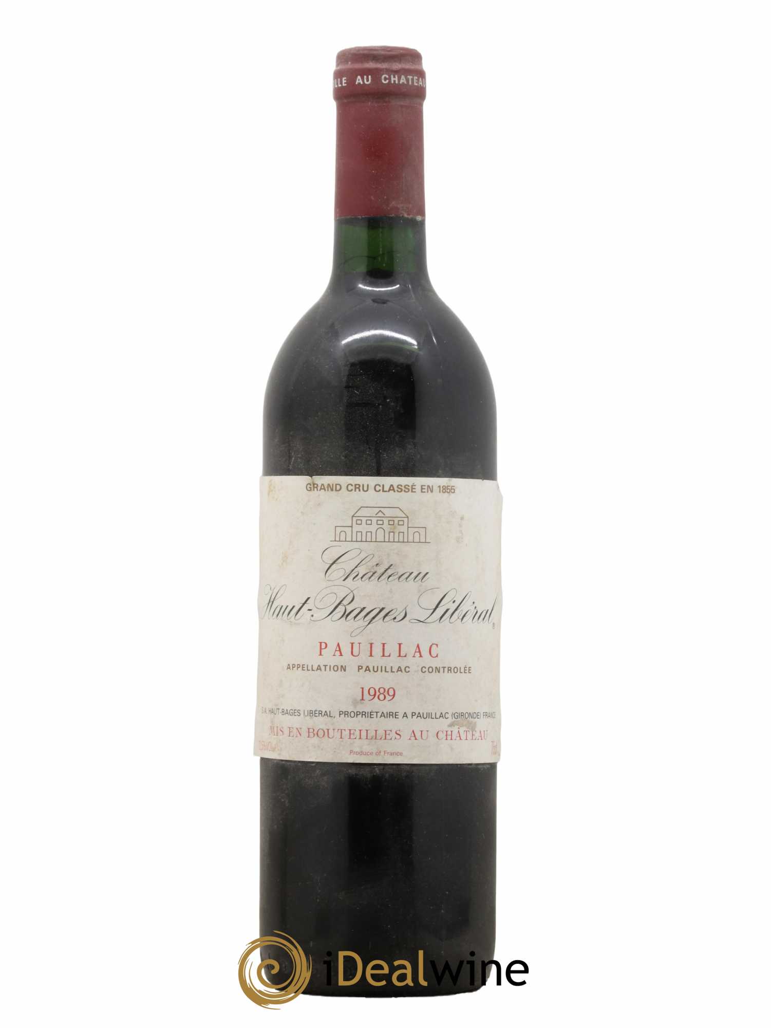 Château Haut Bages Libéral 5ème Grand Cru Classé 1989 - Lot de 1 bouteille - 0